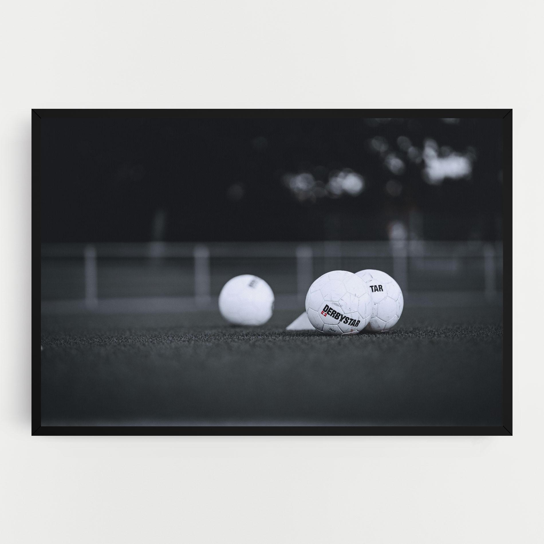 Leinwandbild Golf Ball On Grey mockup 0