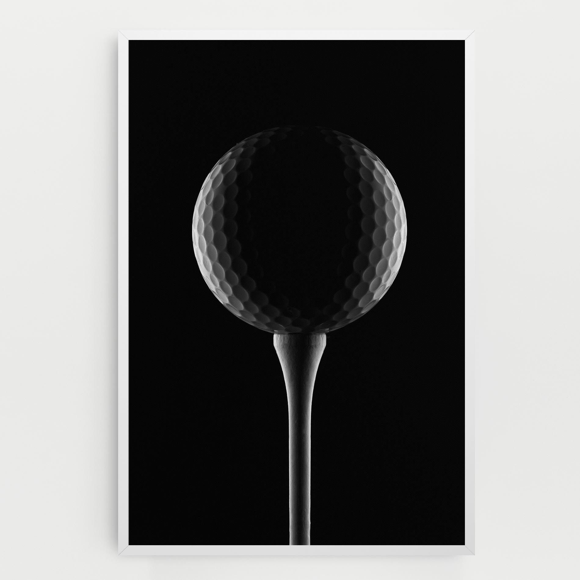 Golf Ball Black mockup 0
