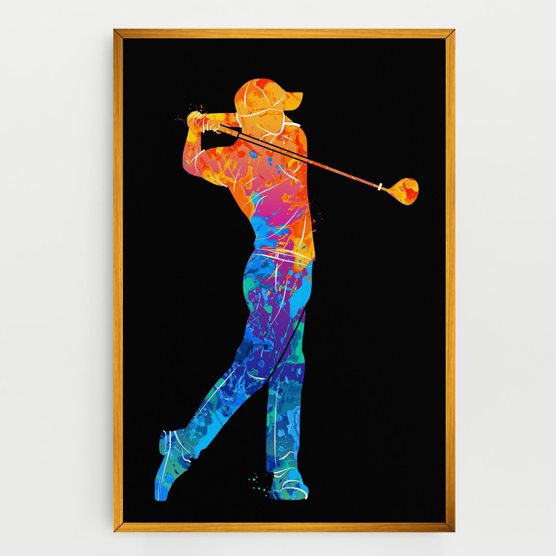 Leinwandbild Color Mix Golf mockup 0