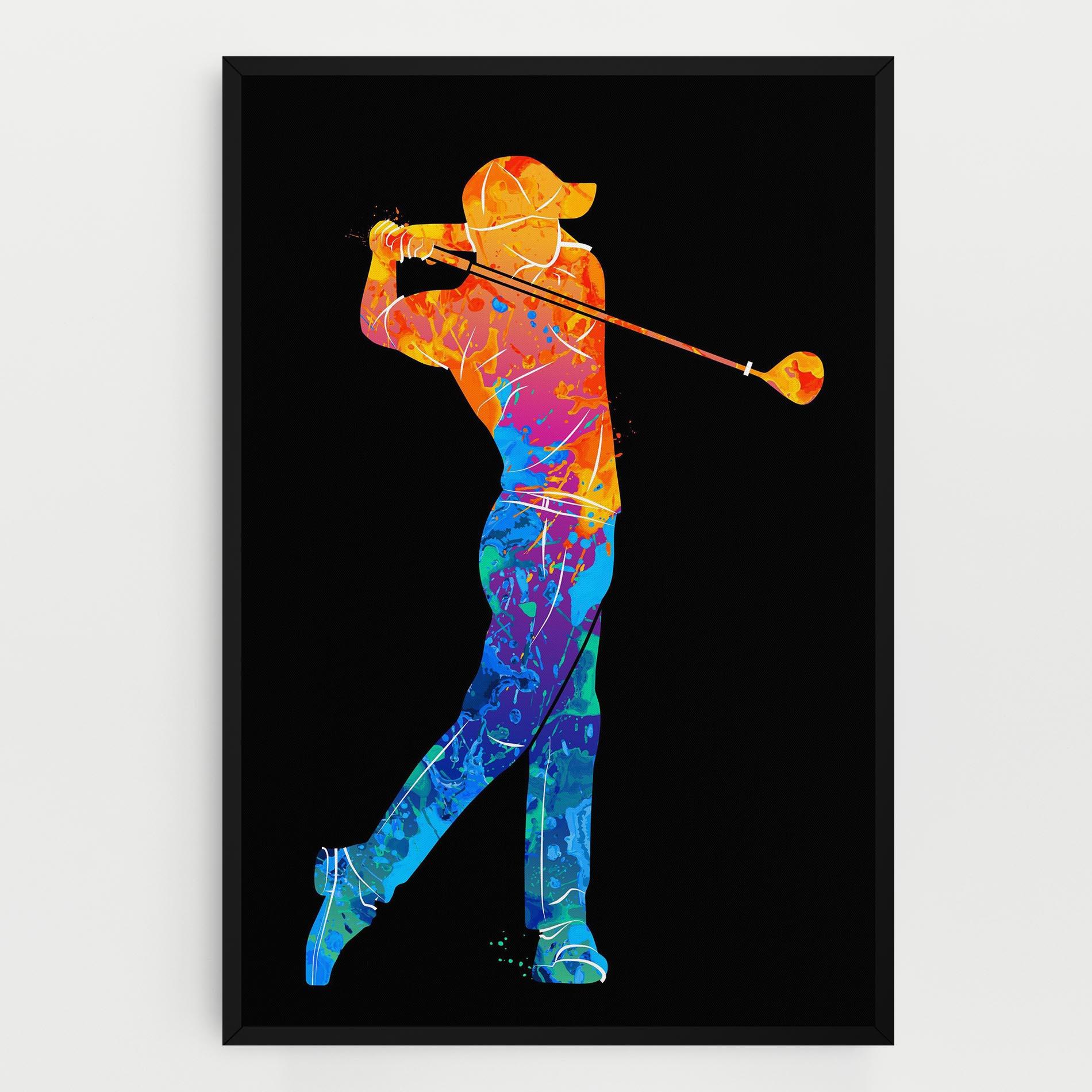 Leinwandbild Color Mix Golf mockup 0