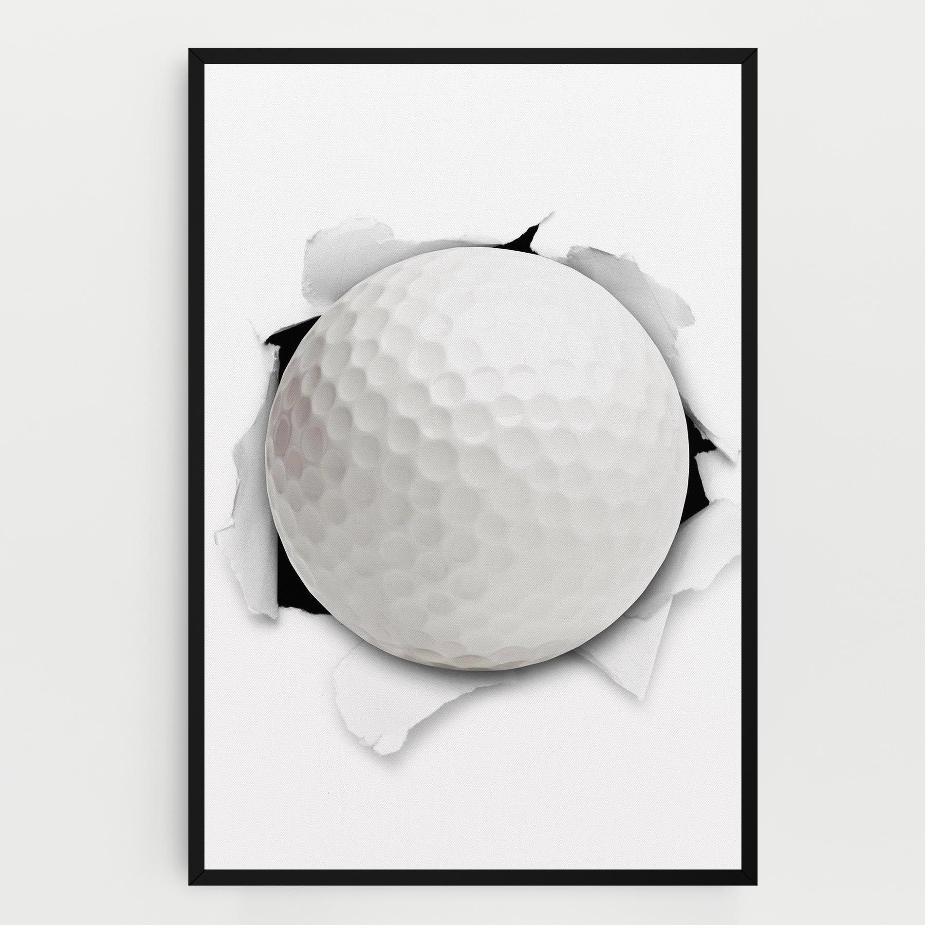 Golf Ball Bursting Hole mockup 0