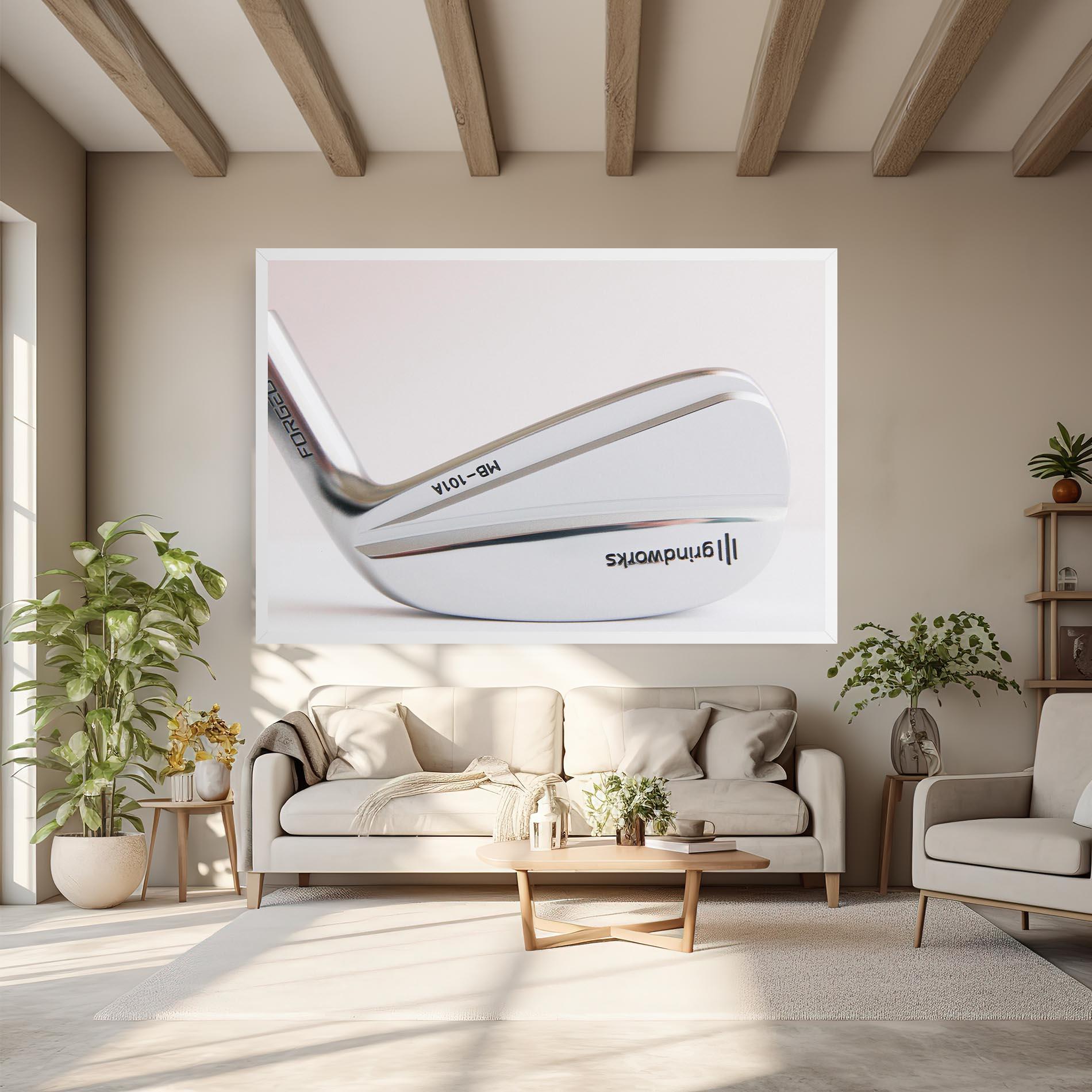 Leinwandbild Shiny Golf Club mockup 6