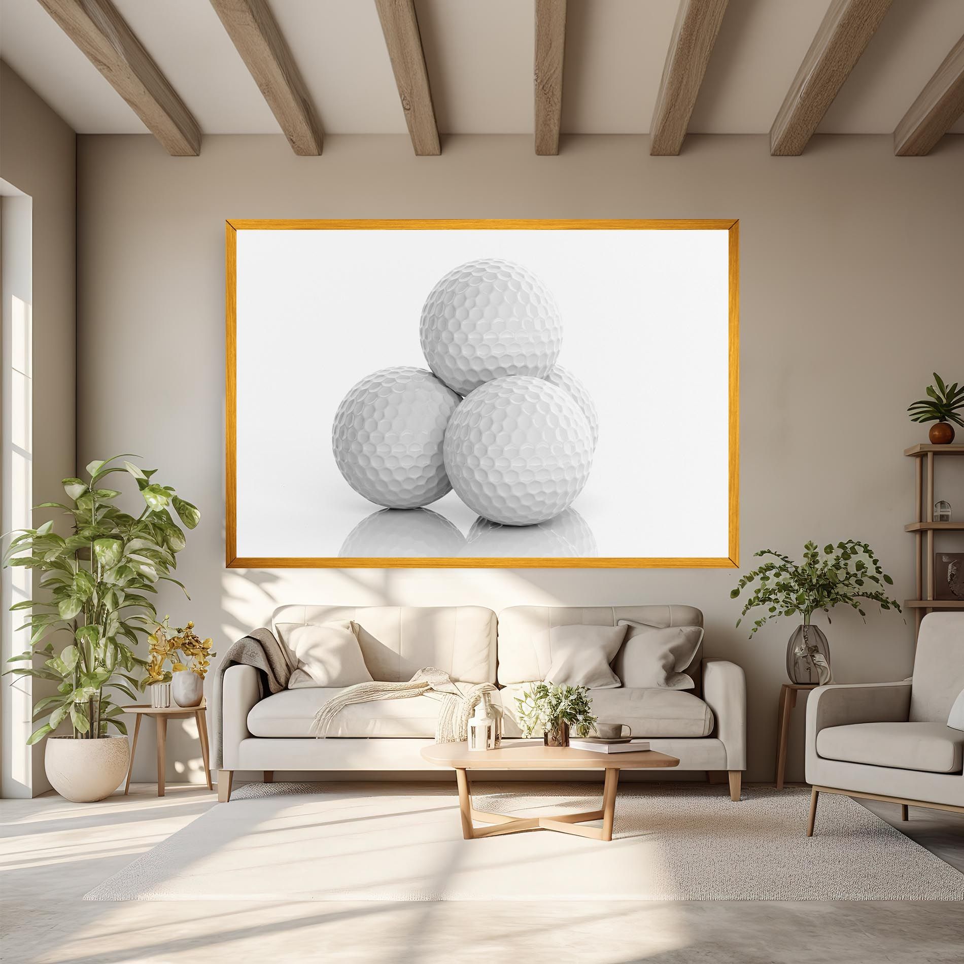 3d Golf Balls mockup 6
