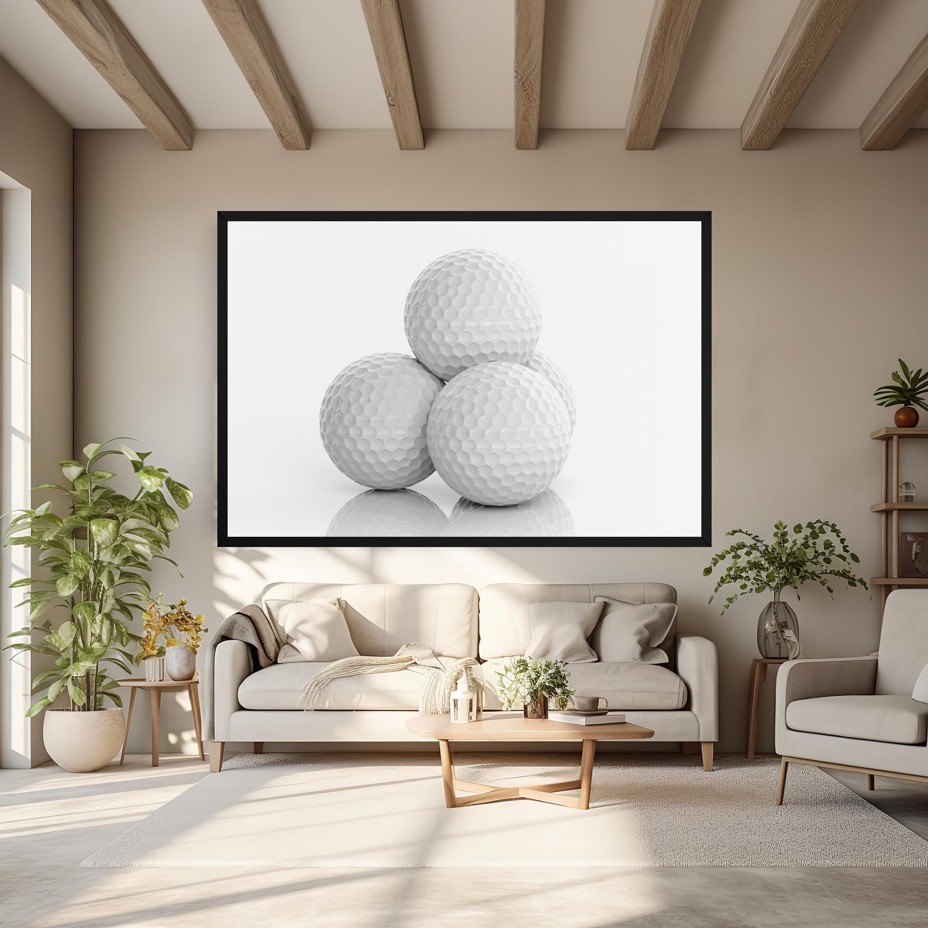 3d Golf Balls mockup 6