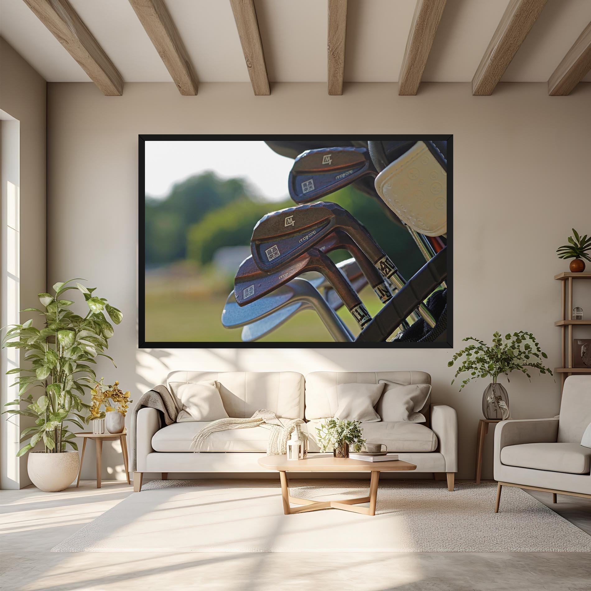 Leinwandbild Brown Golf Club mockup 6