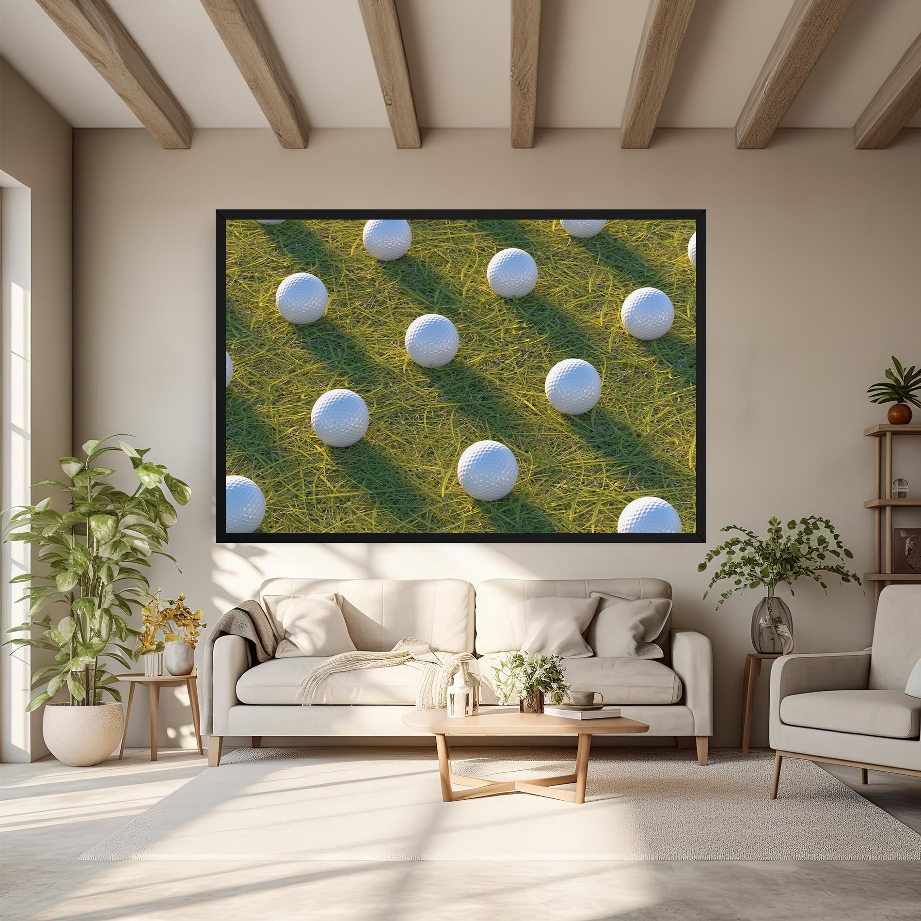 Golf Ball On Grass mockup 6
