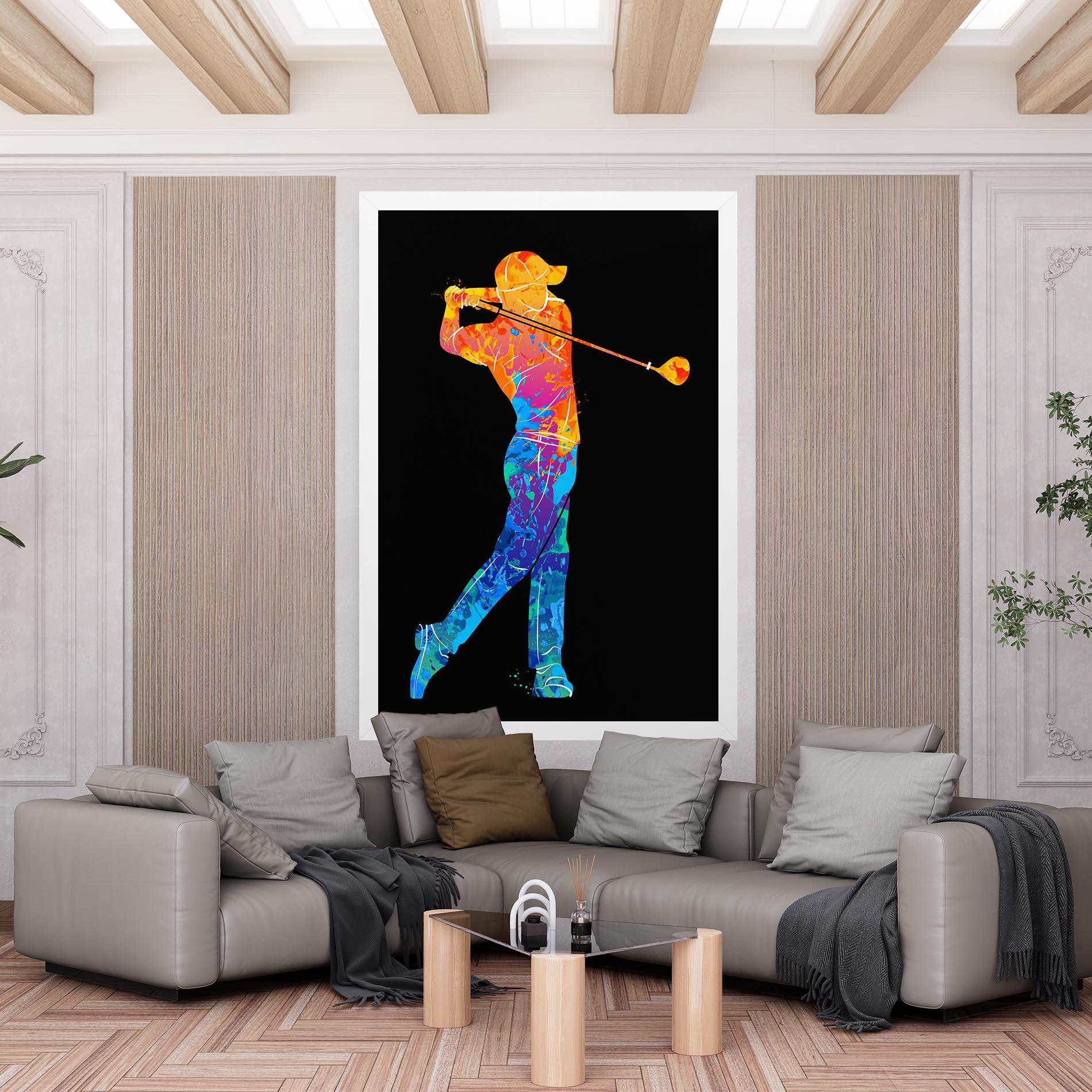 Leinwandbild Color Mix Golf mockup 6