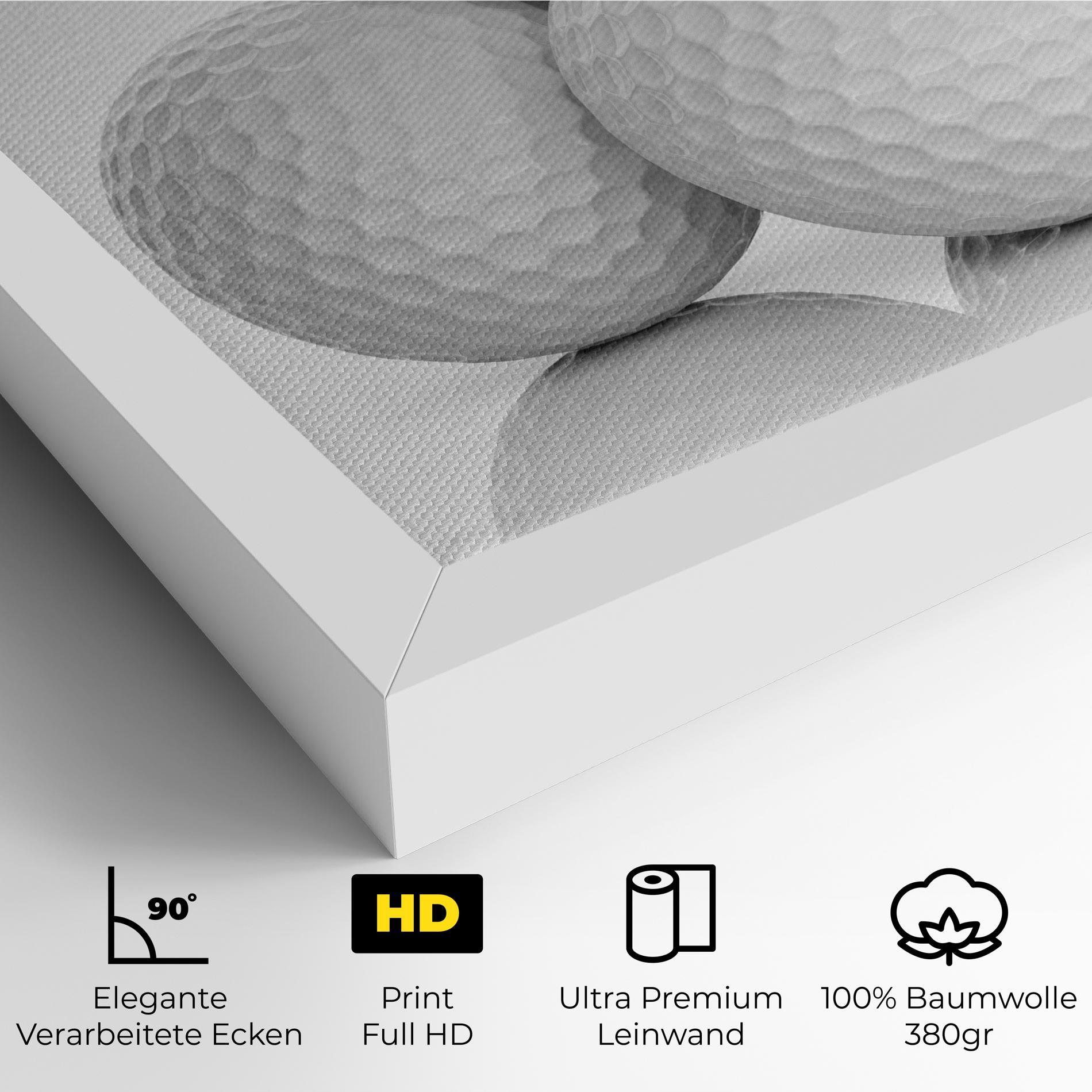 Leinwandbild 3d Golf Balls mockup 4