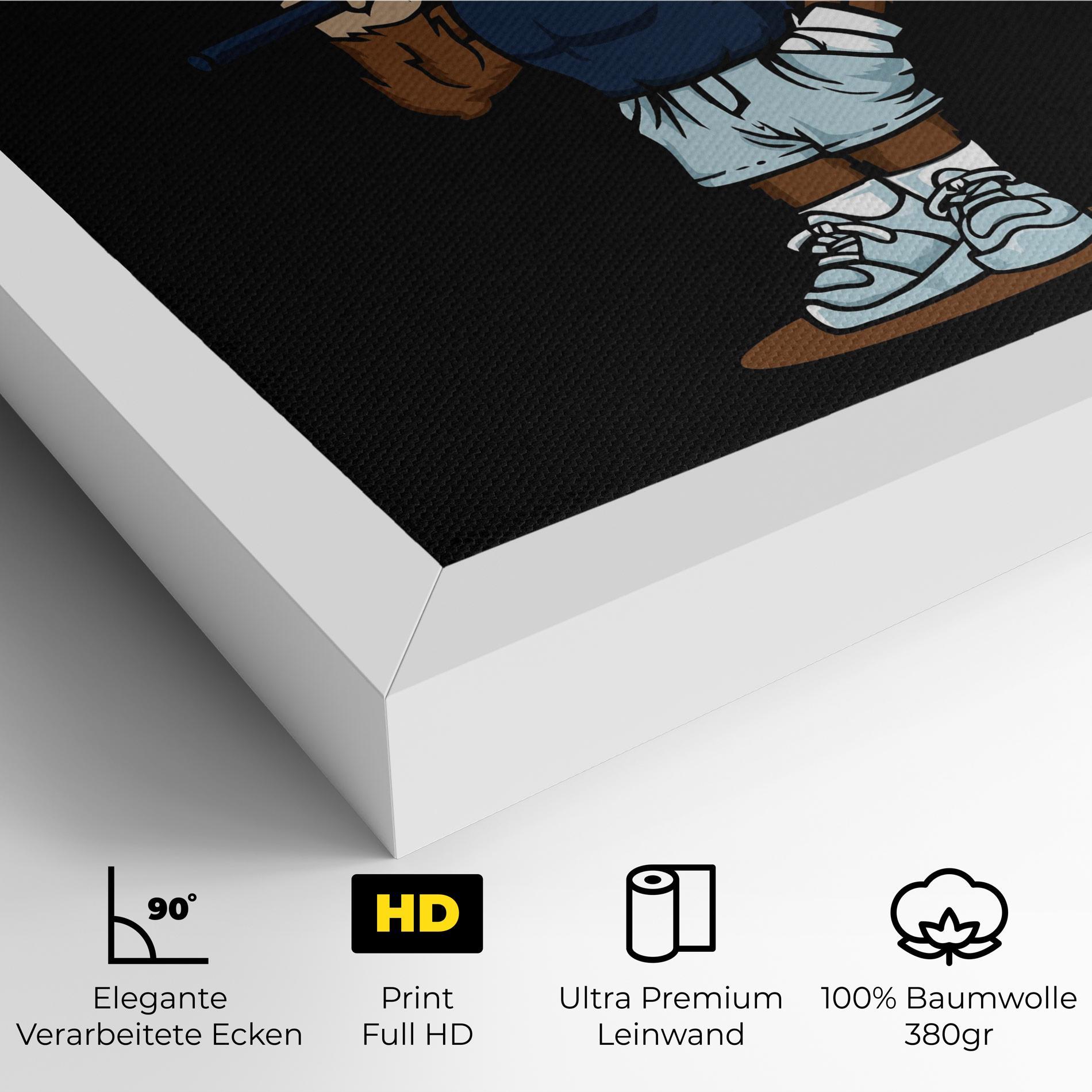 Leinwandbild Ape Golf mockup 4