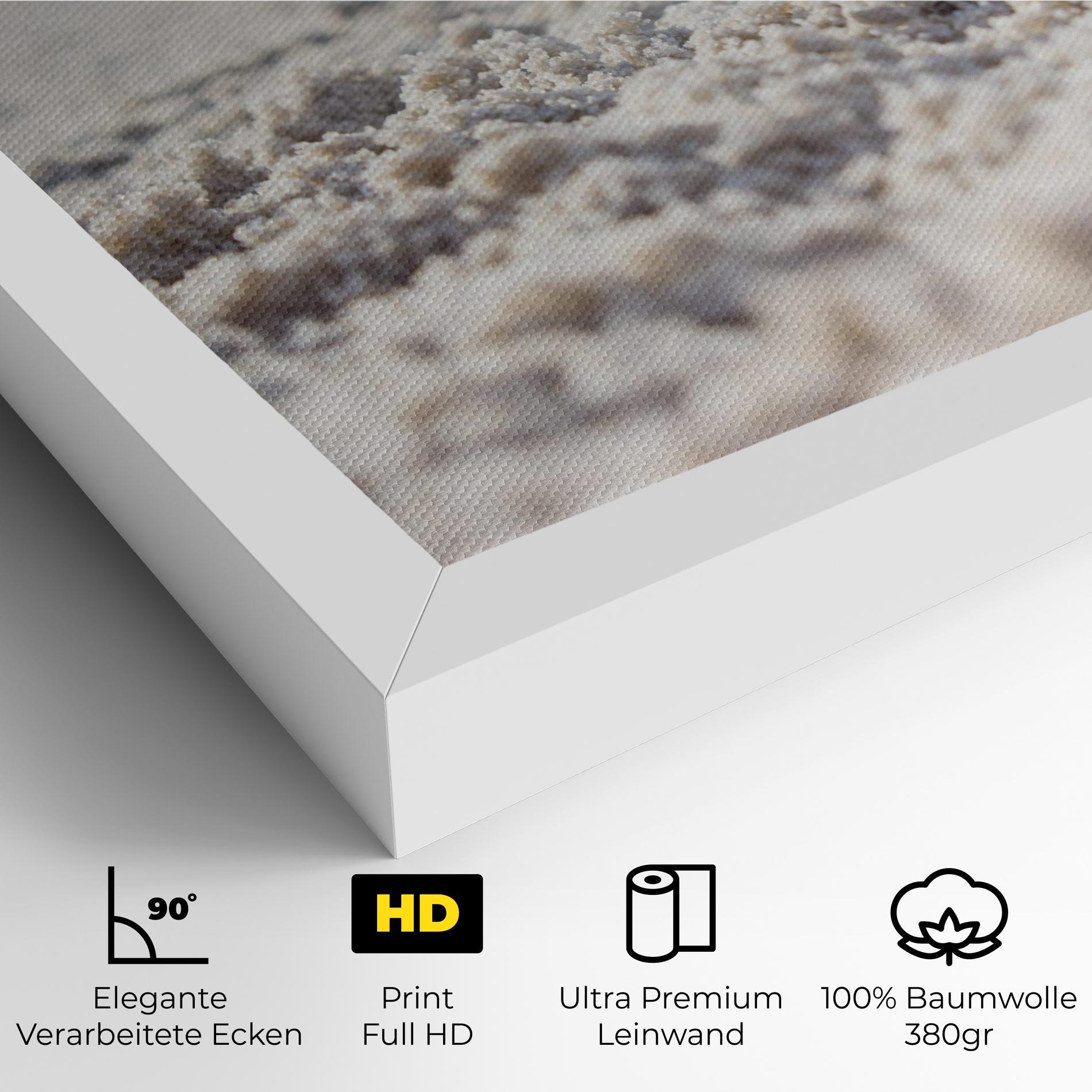 Leinwandbild Golf Ball In Sand mockup 4