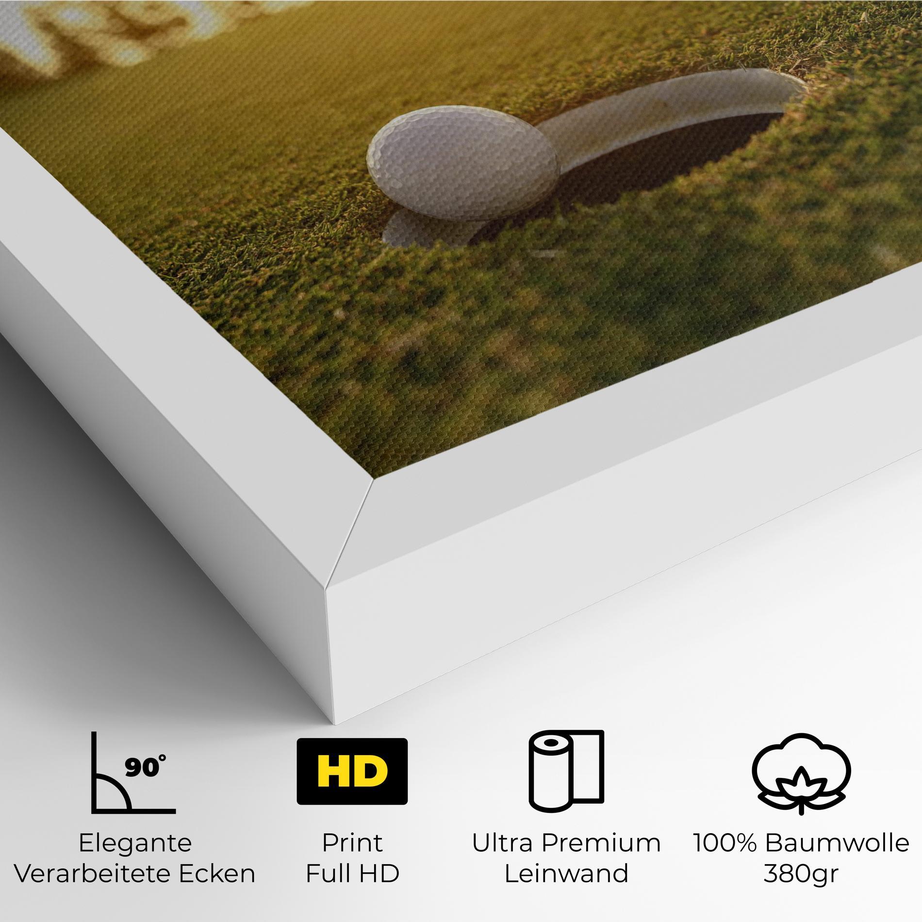 Leinwandbild Golfer Concept mockup 4