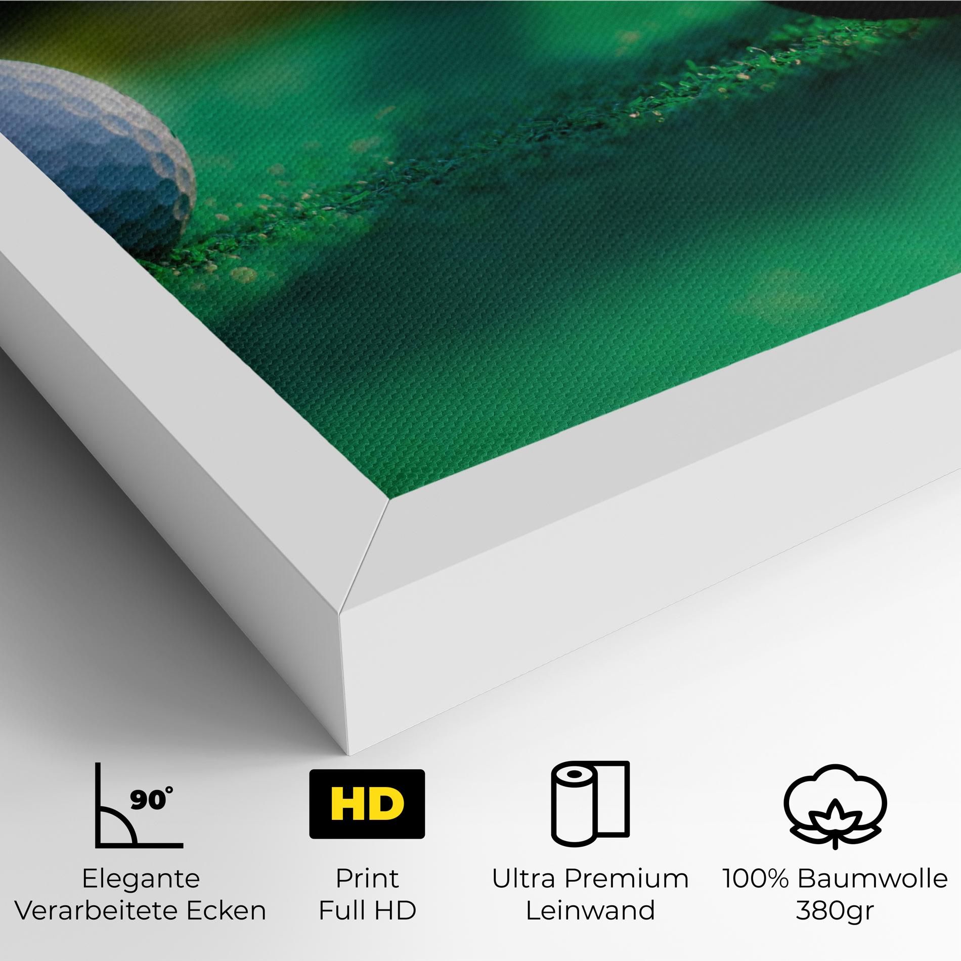 Green Grass Golf Ball mockup 4