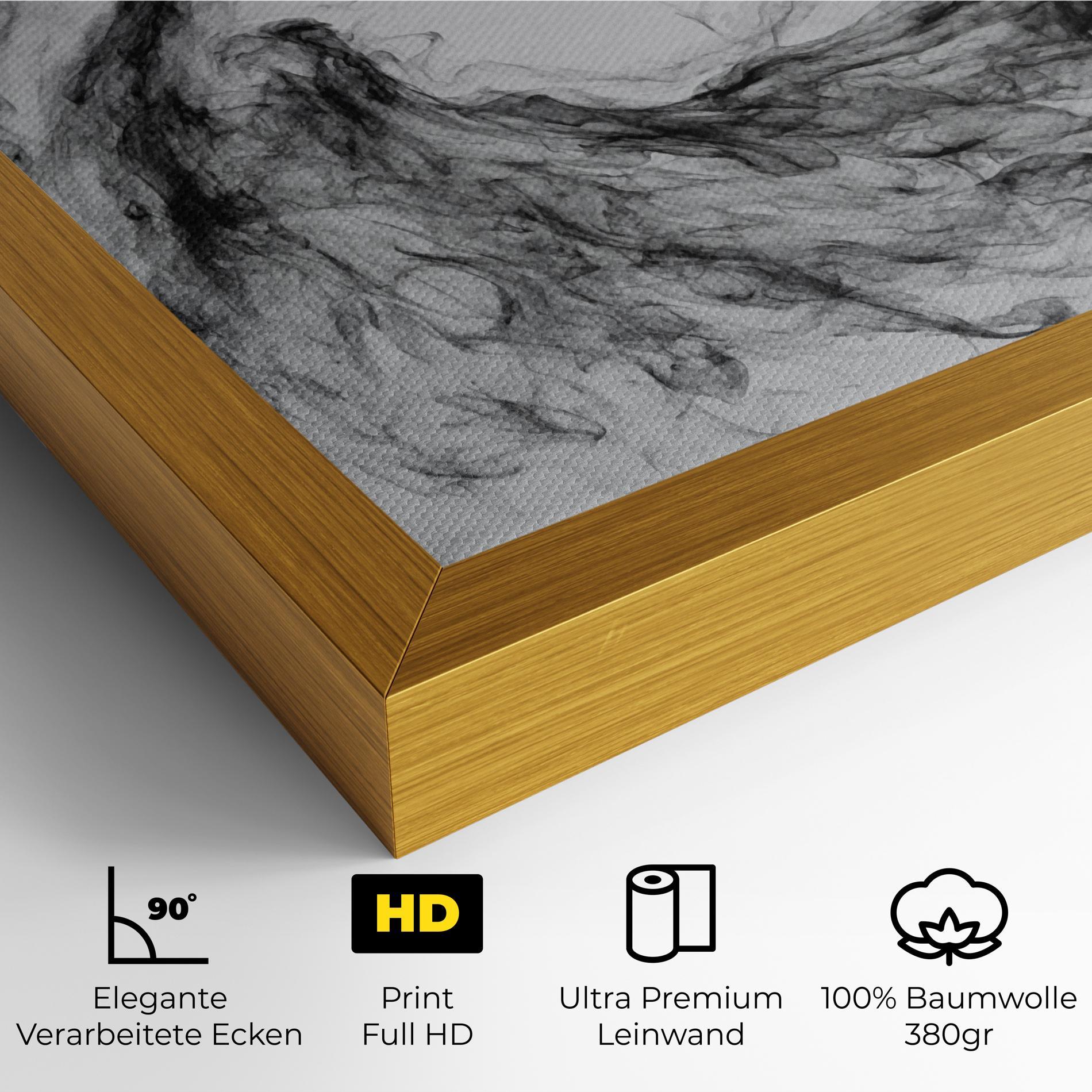 Leinwandbild Black Smoke Golf mockup 4