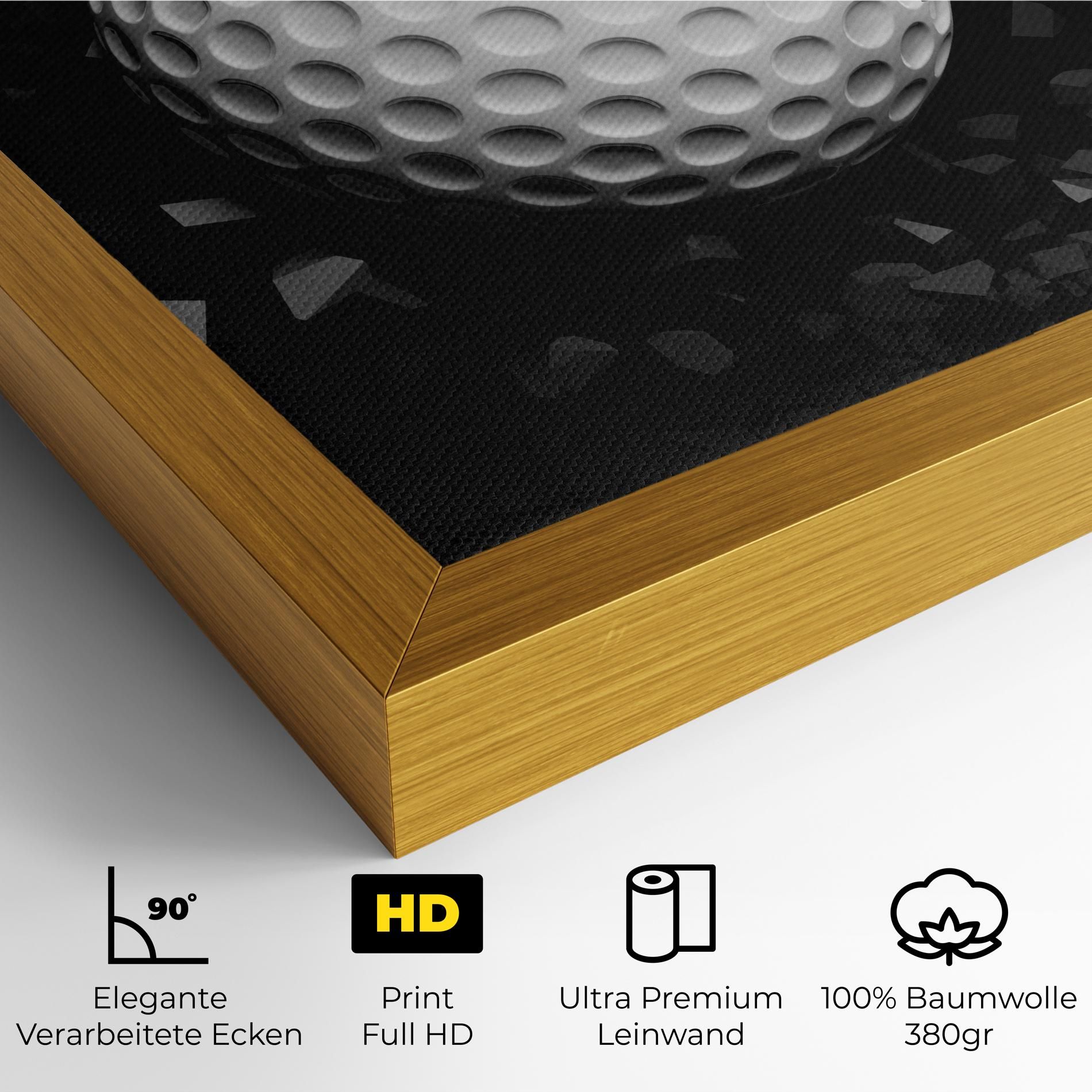 Black Wall Golf Ball mockup 4
