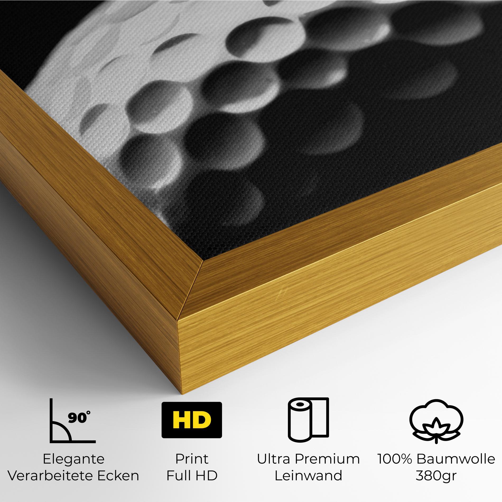 Leinwandbild Golf Ball Close Up mockup 4