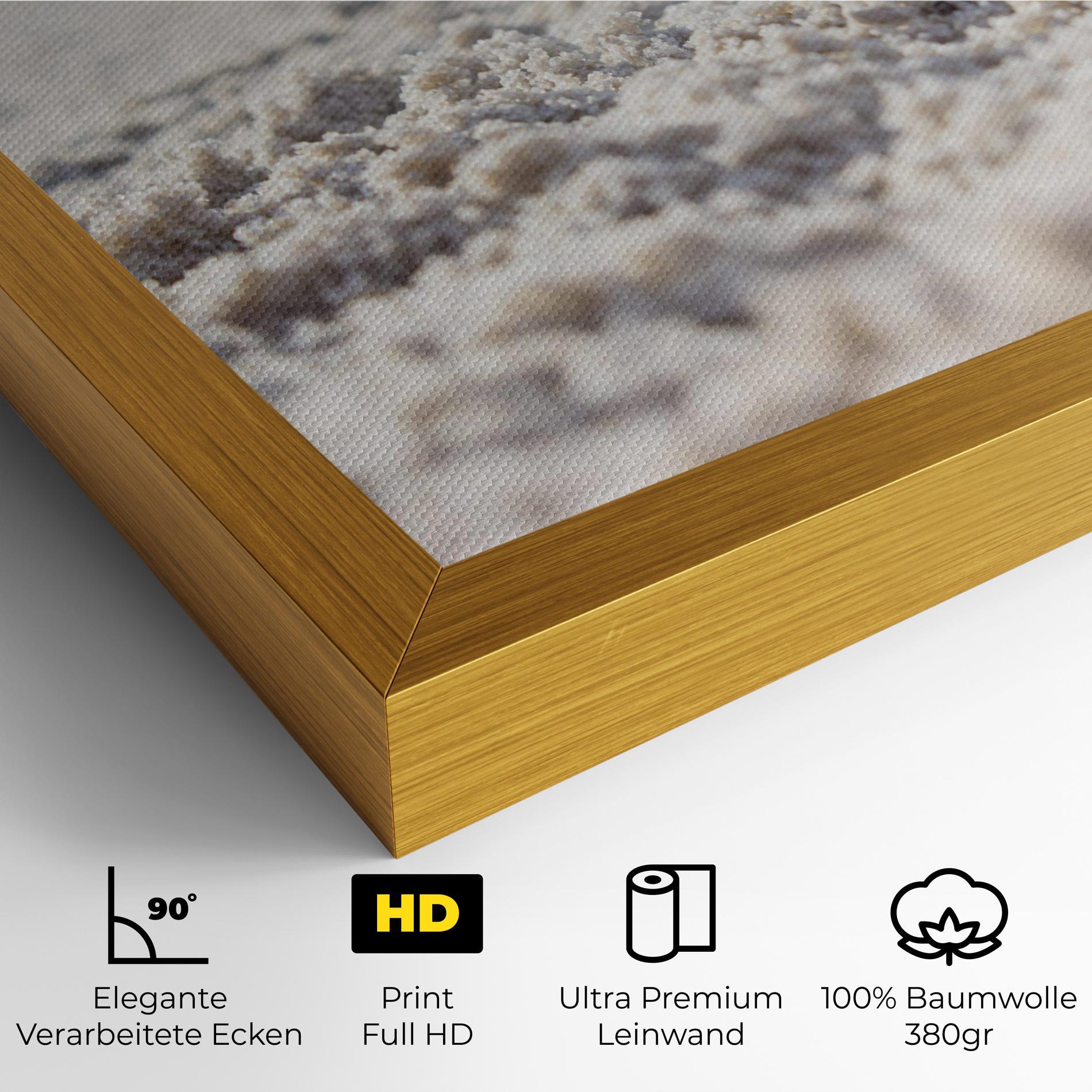 Leinwandbild Golf Ball In Sand mockup 4