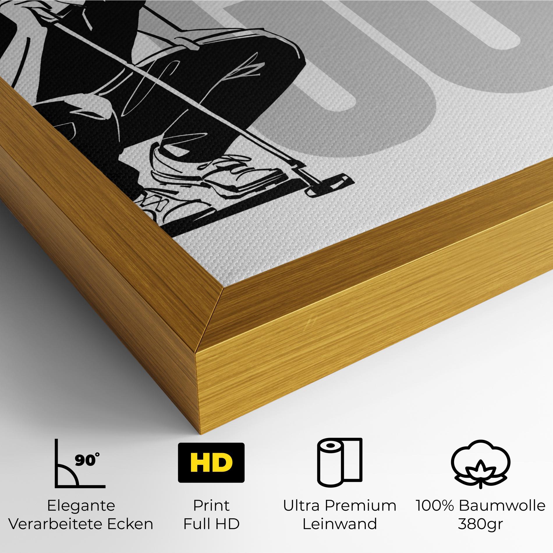 Leinwandbild Golf mockup 4