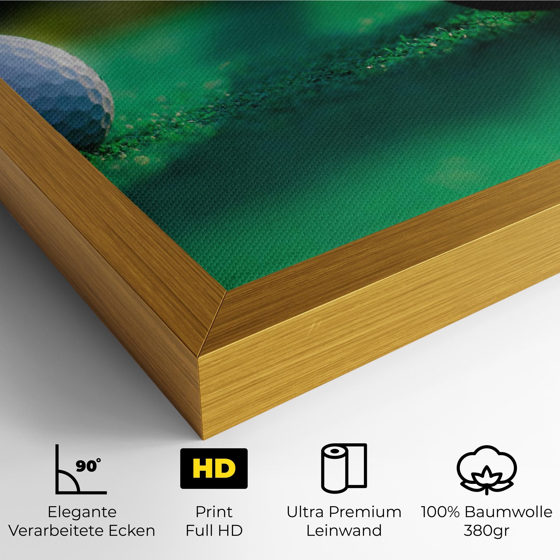 Green Grass Golf Ball mockup 4