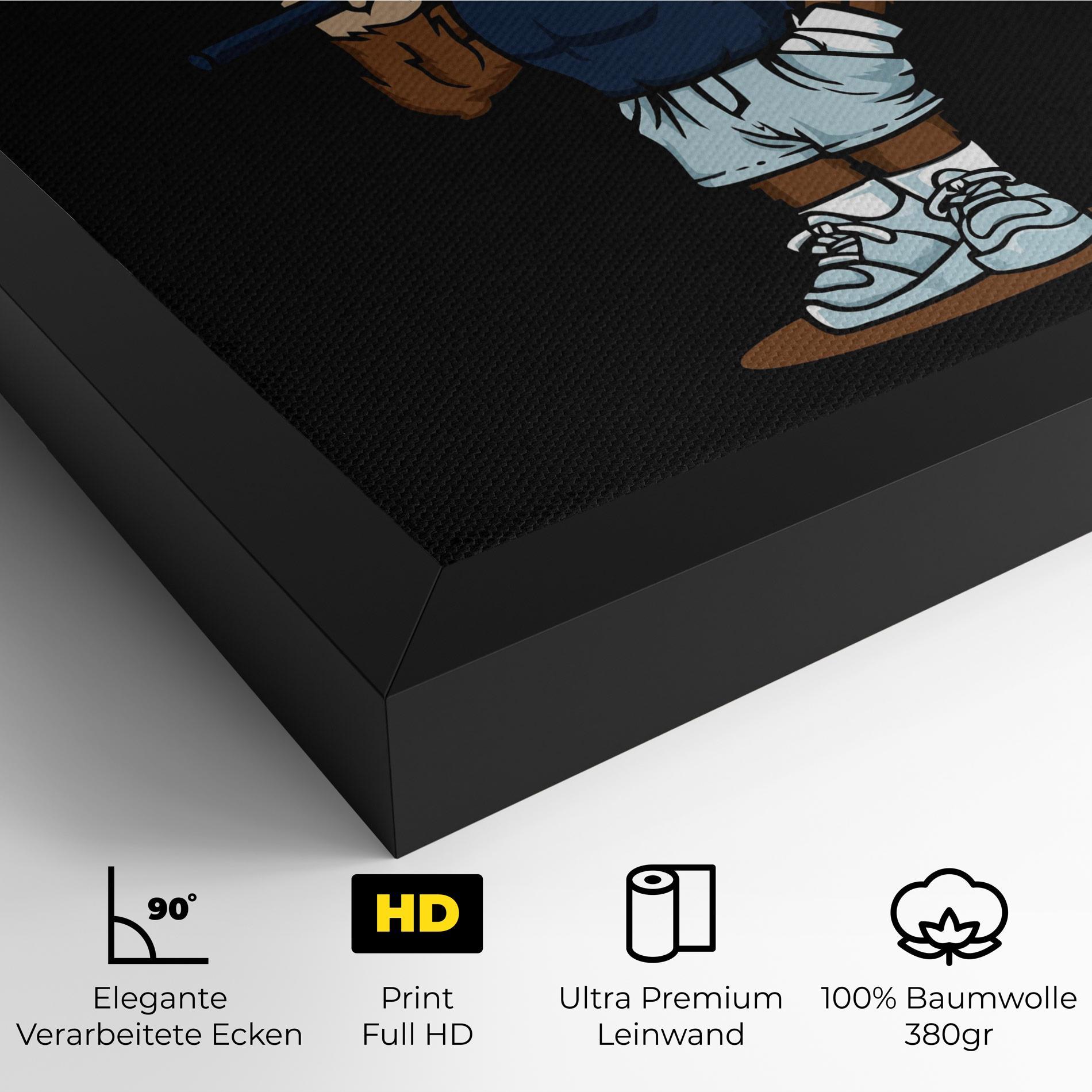 Leinwandbild Ape Golf mockup 4