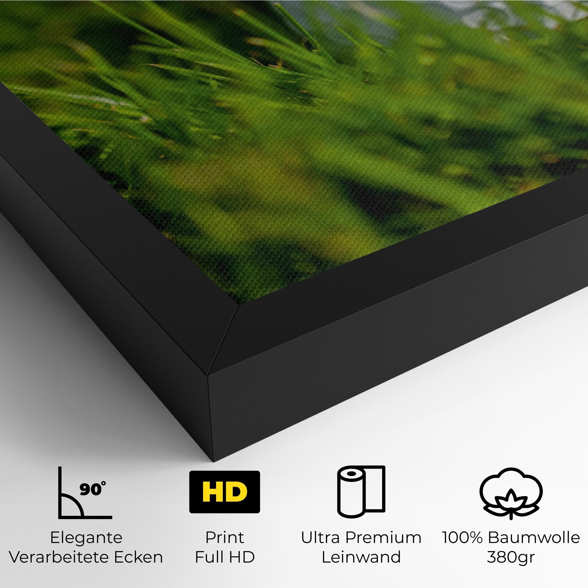 Leinwandbild Golf Ball In Grass mockup 4