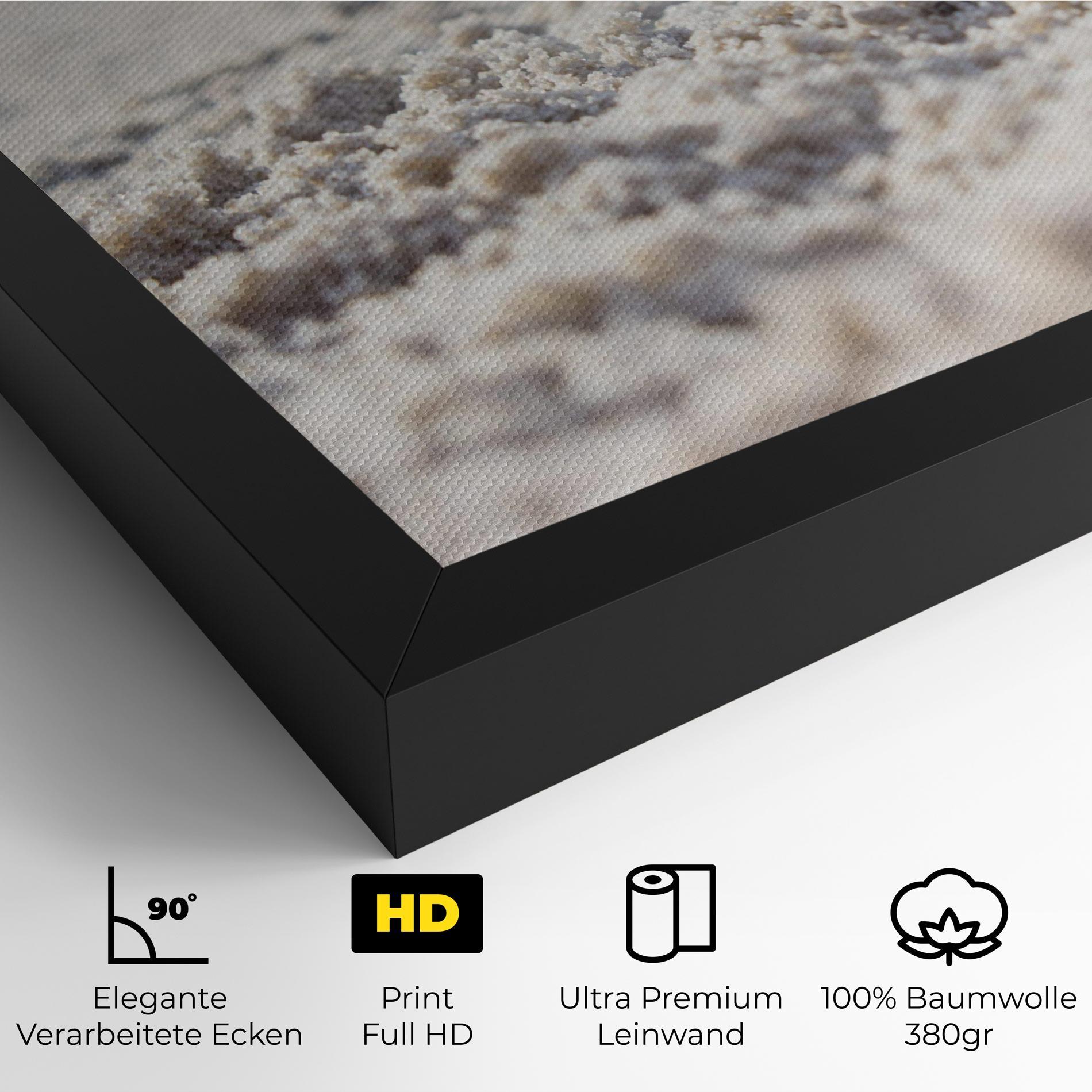 Leinwandbild Golf Ball In Sand mockup 4