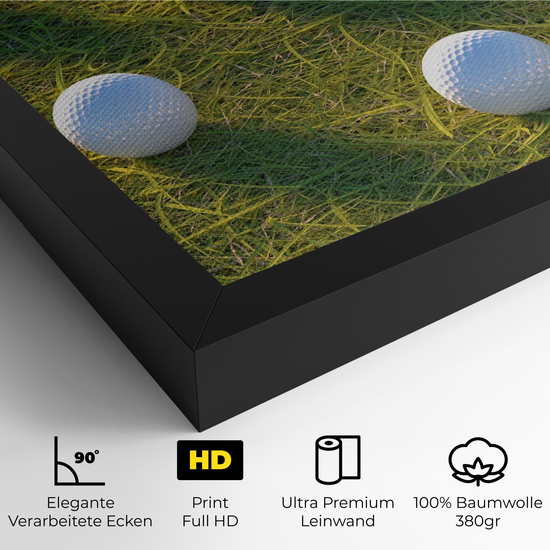 Golf Ball On Grass mockup 4