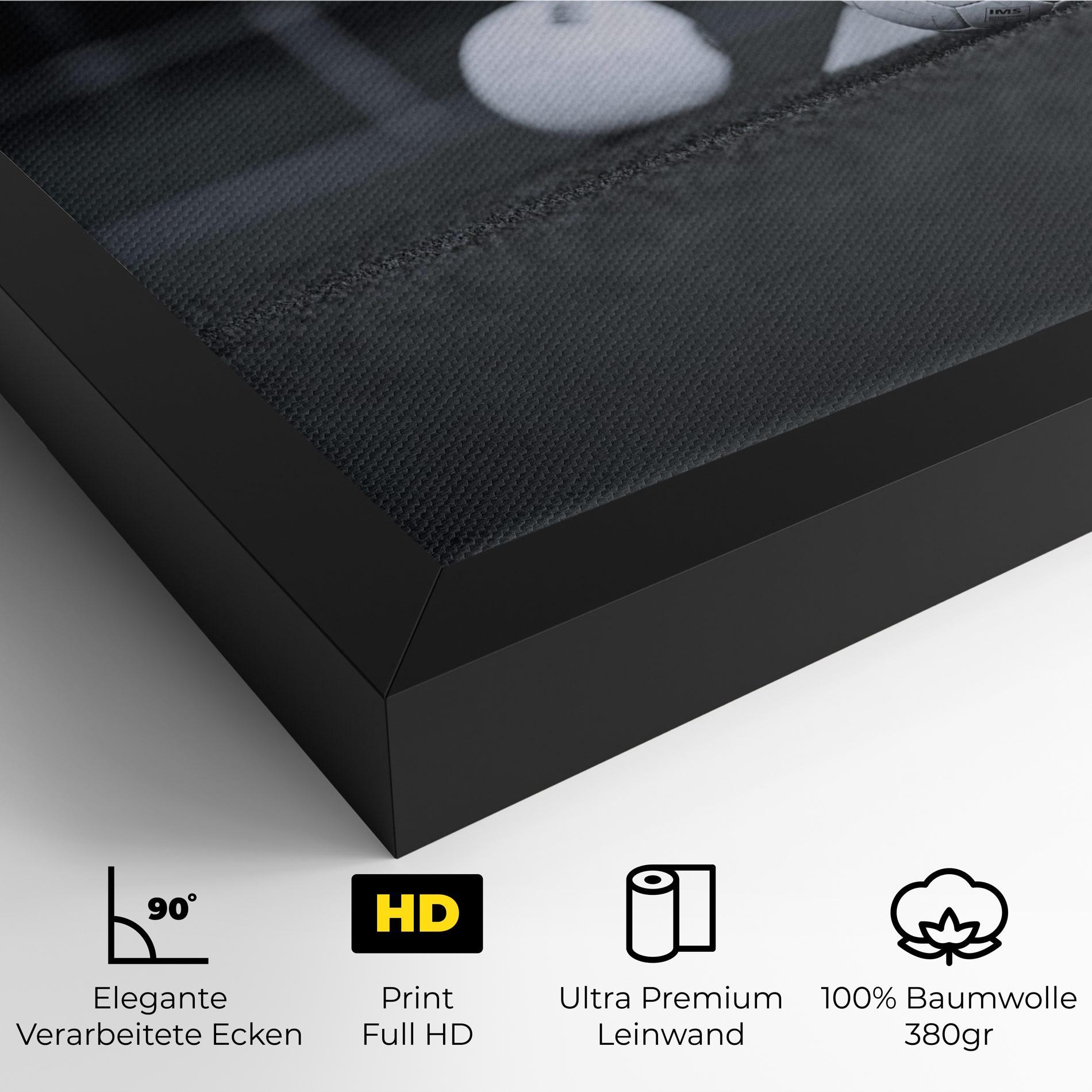 Leinwandbild Golf Ball On Grey mockup 4