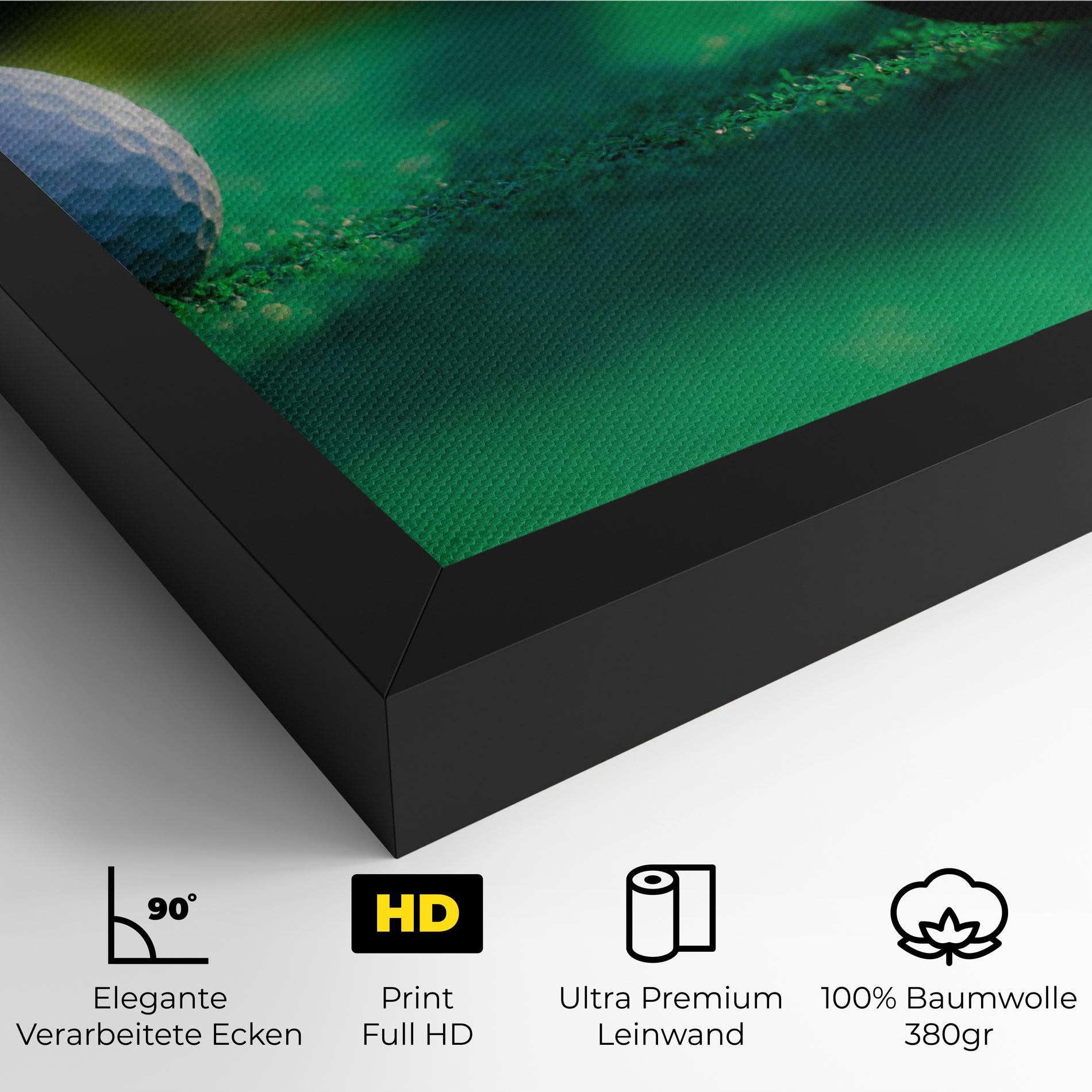 Leinwandbild Green Grass Golf Ball mockup 4