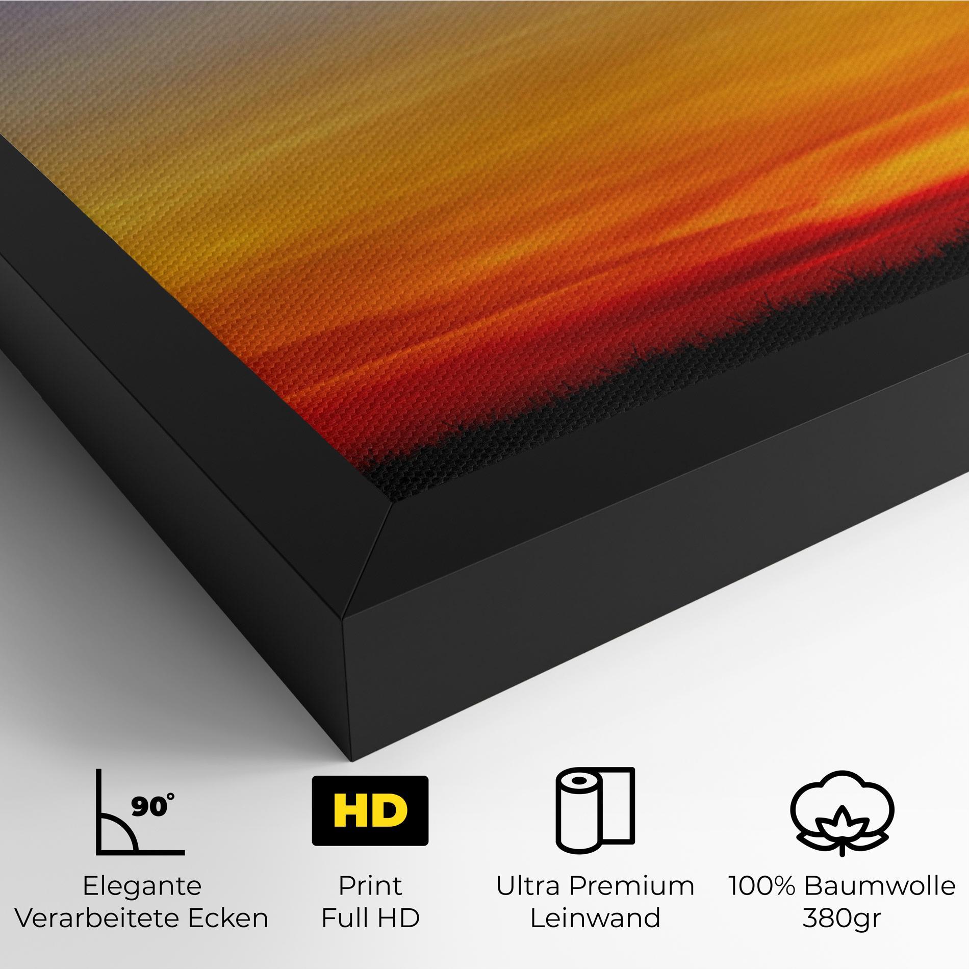 Leinwandbild Playing Golf Sunrise mockup 4