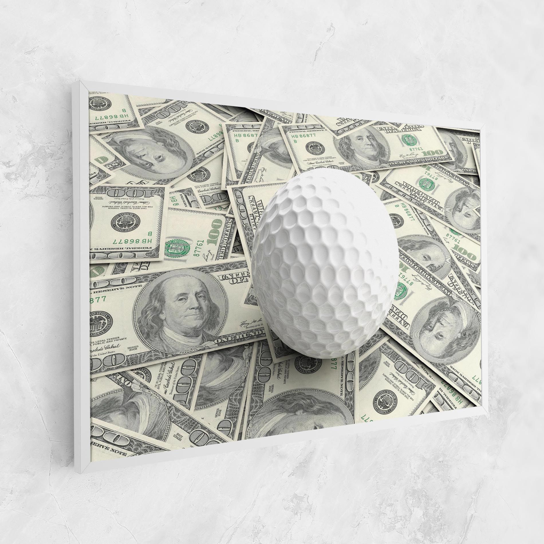 3d Golf Ball mockup 1