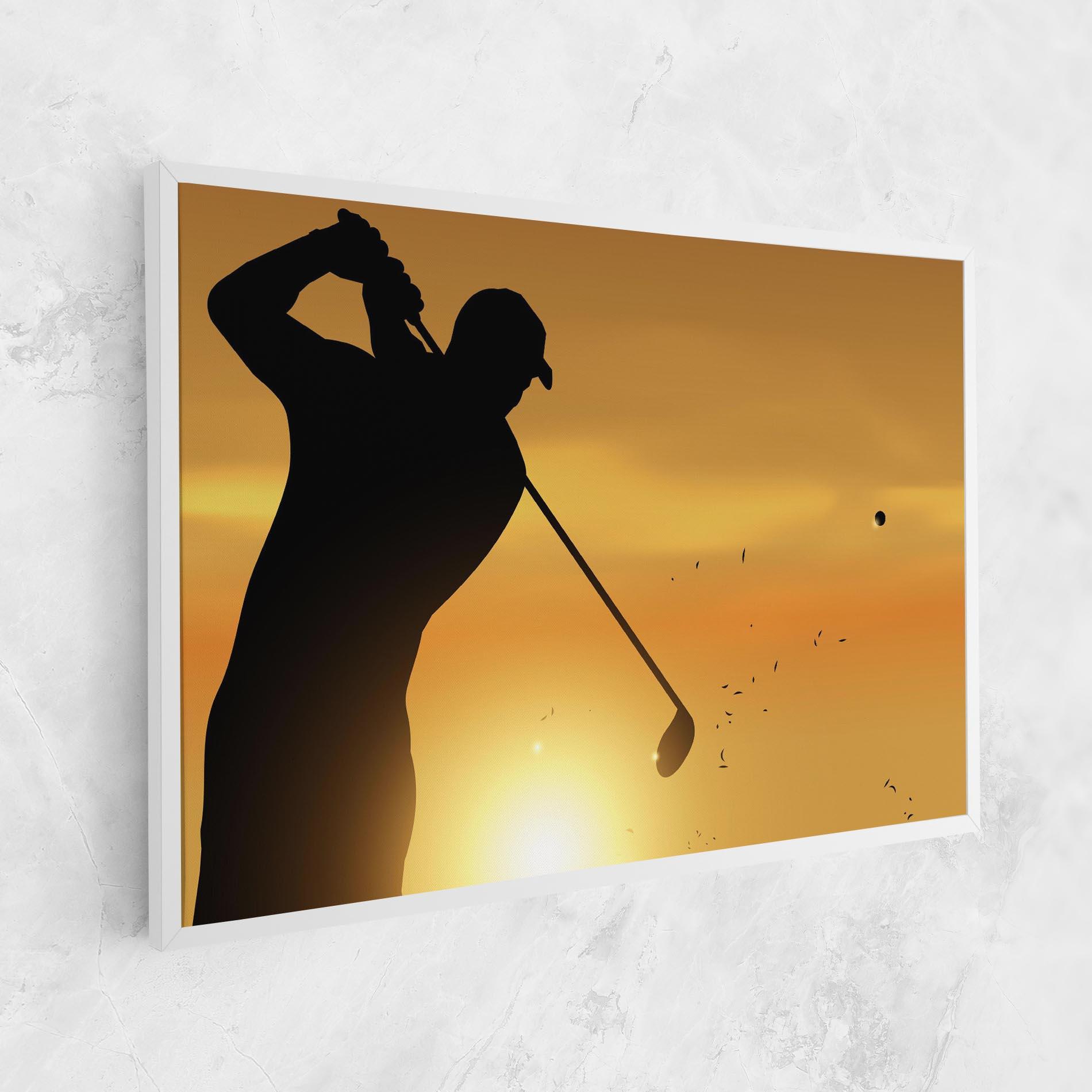 Leinwandbild Gold Sunrise mockup 1