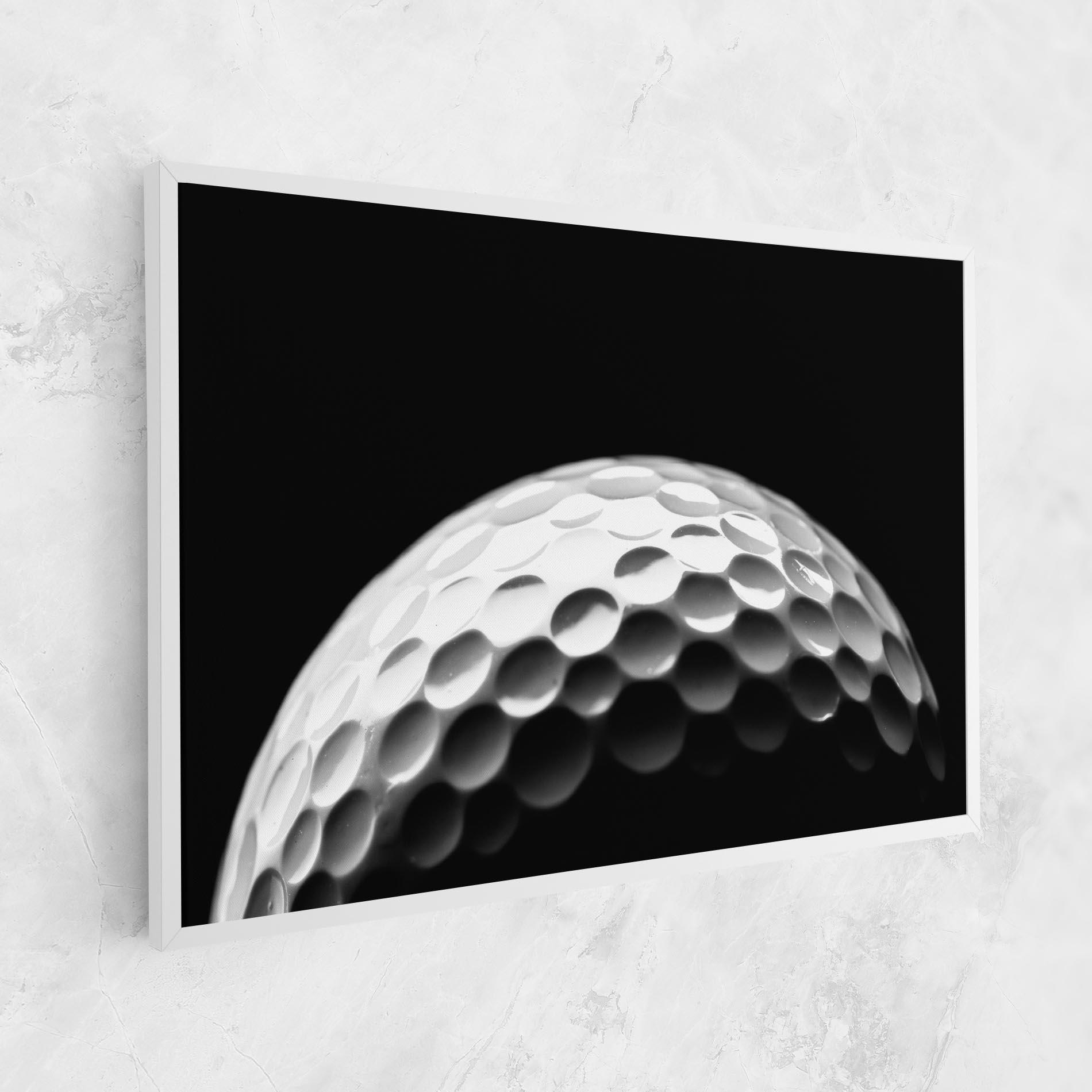 Leinwandbild Golf Ball Close Up mockup 1