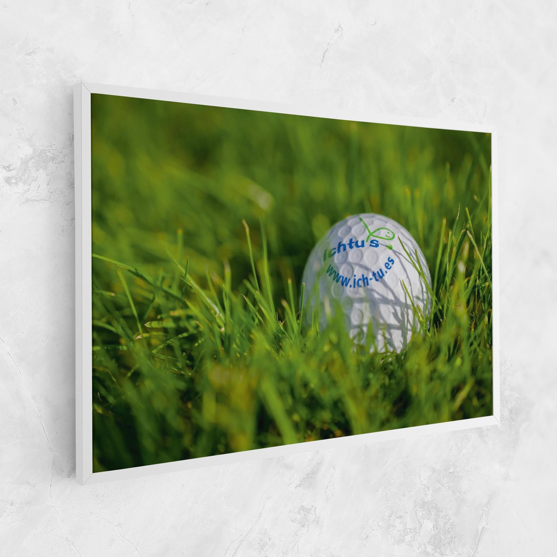 Golf Ball In Grass mockup 1