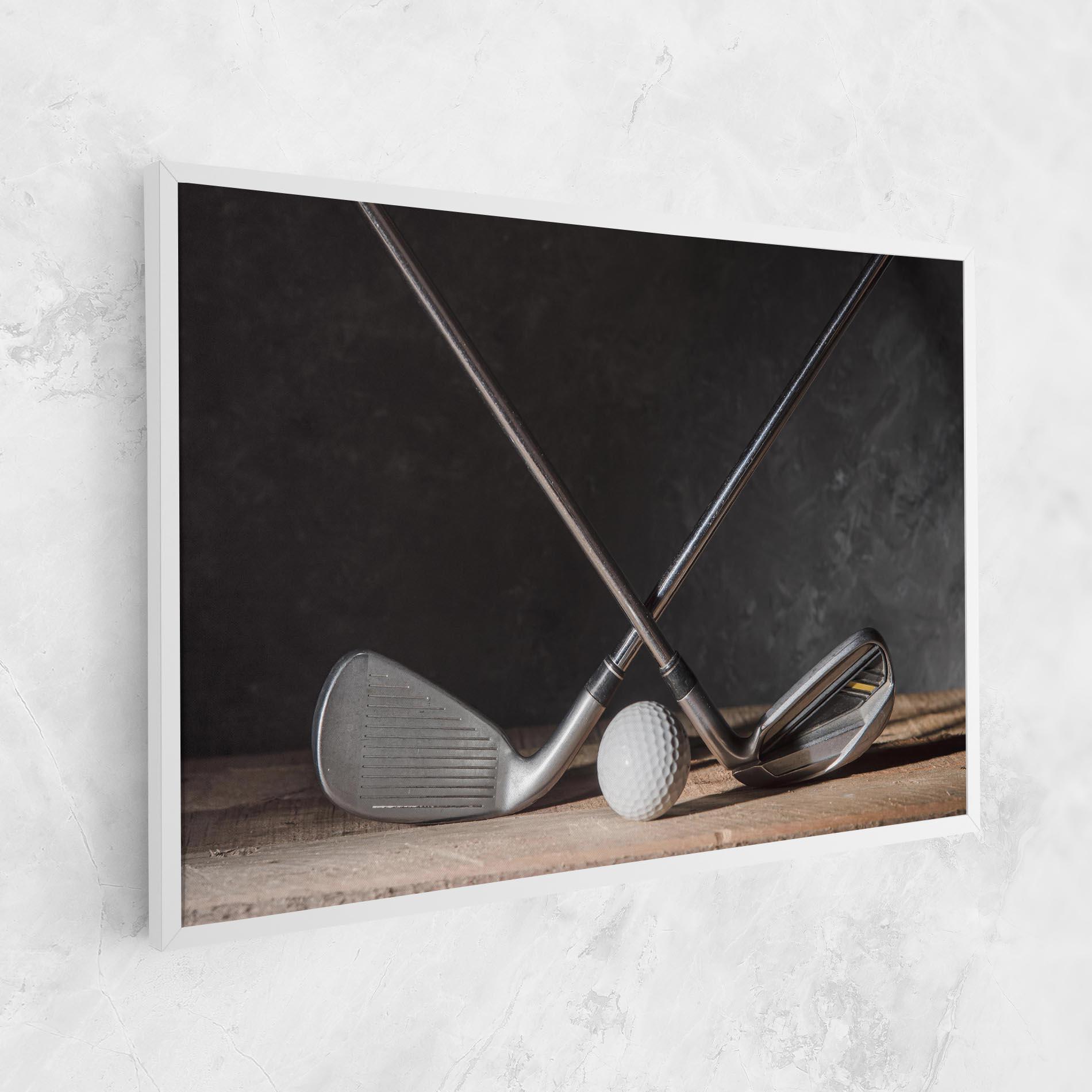 Leinwandbild Golf Club Ball mockup 1