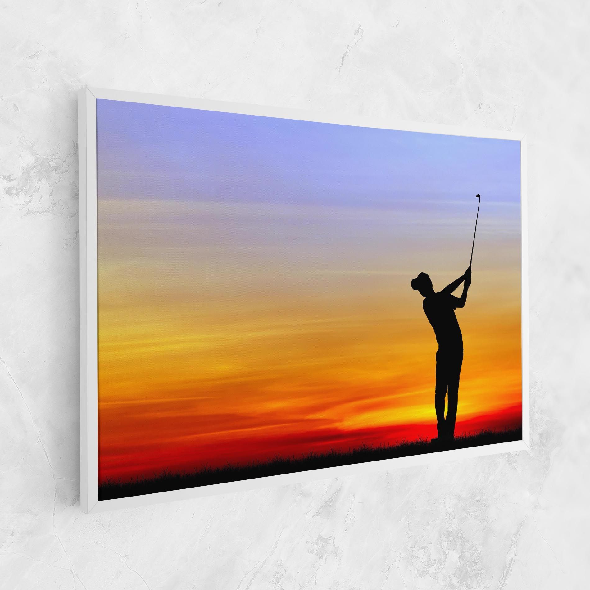 Playing Golf Sunrise mockup 1
