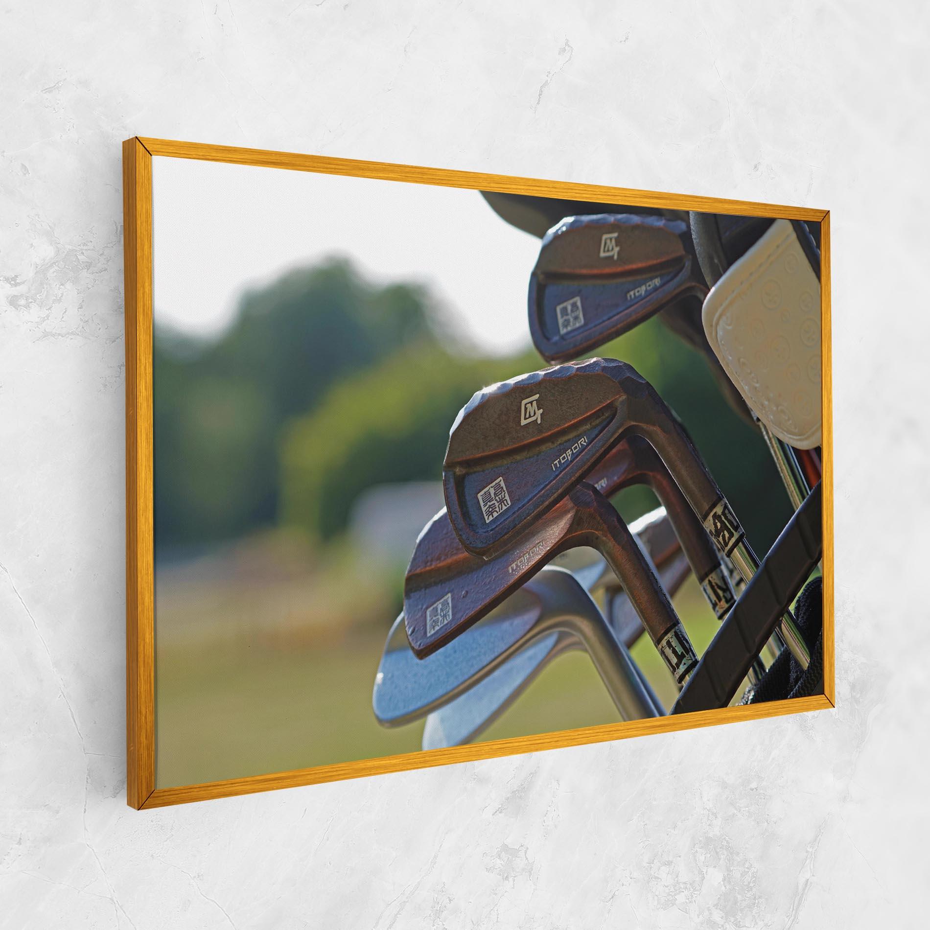 Leinwandbild Brown Golf Club mockup 1