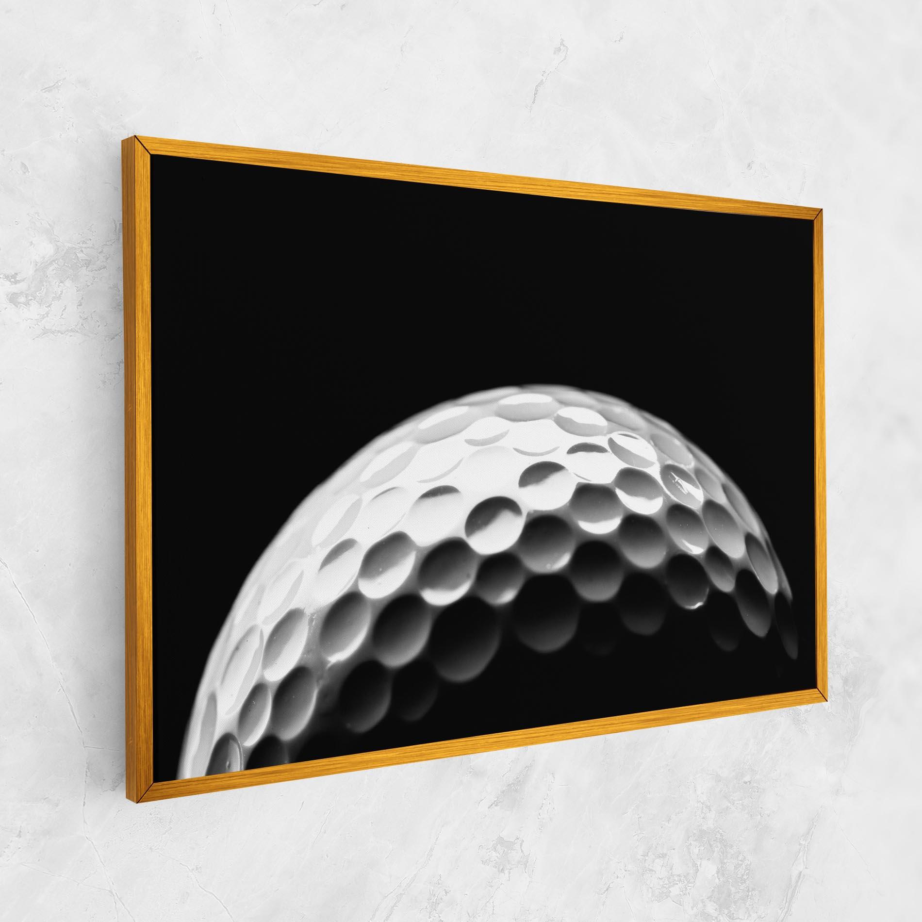 Leinwandbild Golf Ball Close Up mockup 1