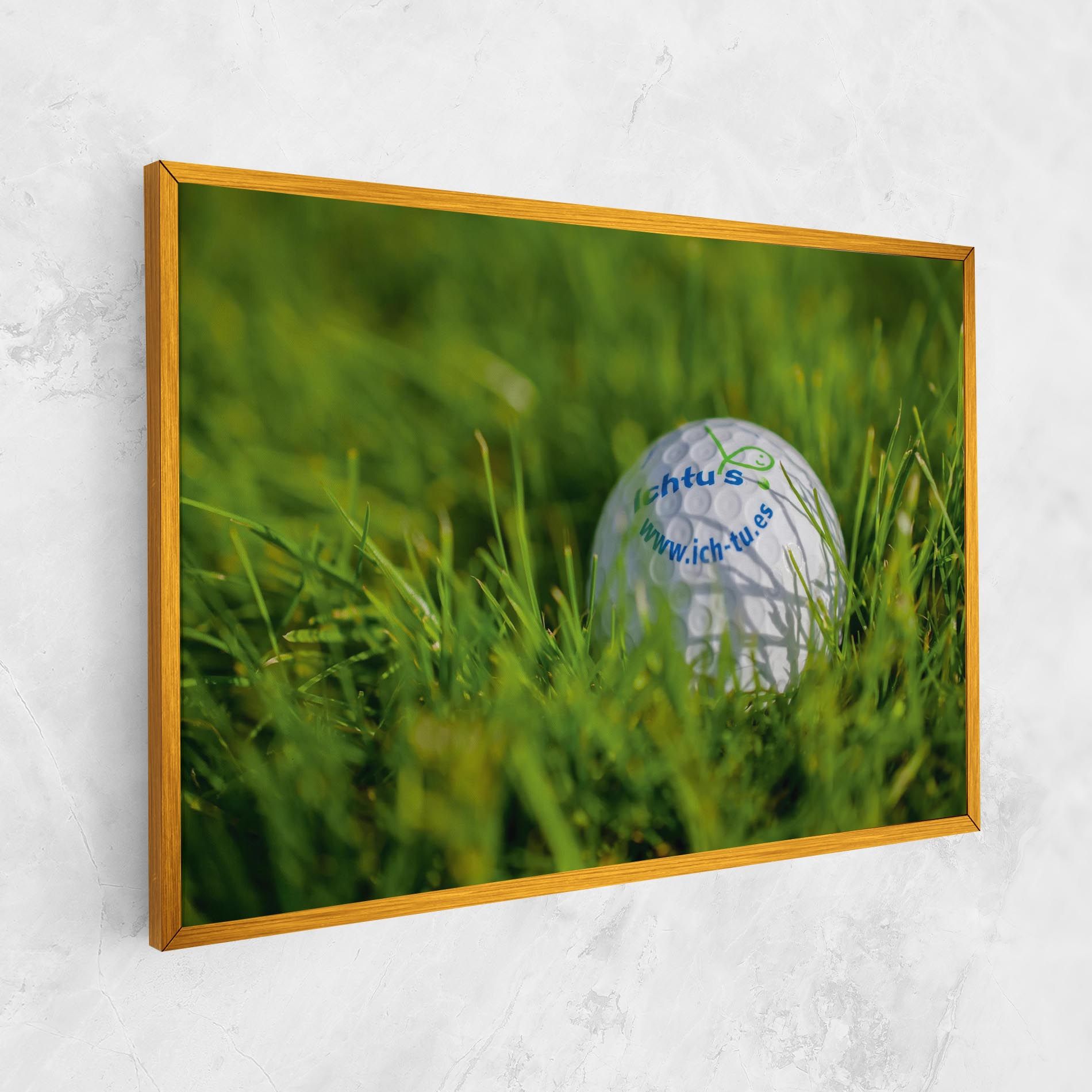 Golf Ball In Grass mockup 1