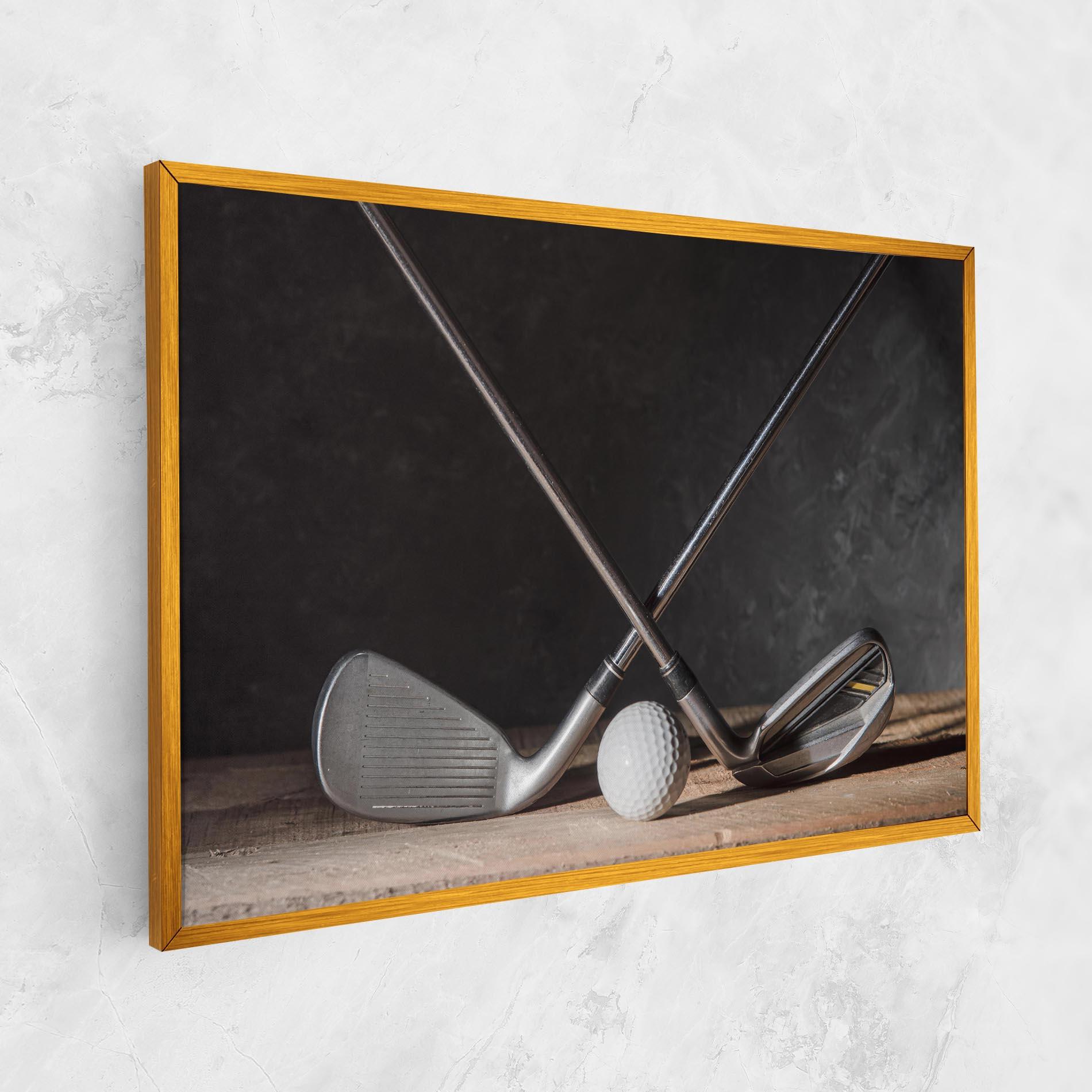 Leinwandbild Golf Club Ball mockup 1