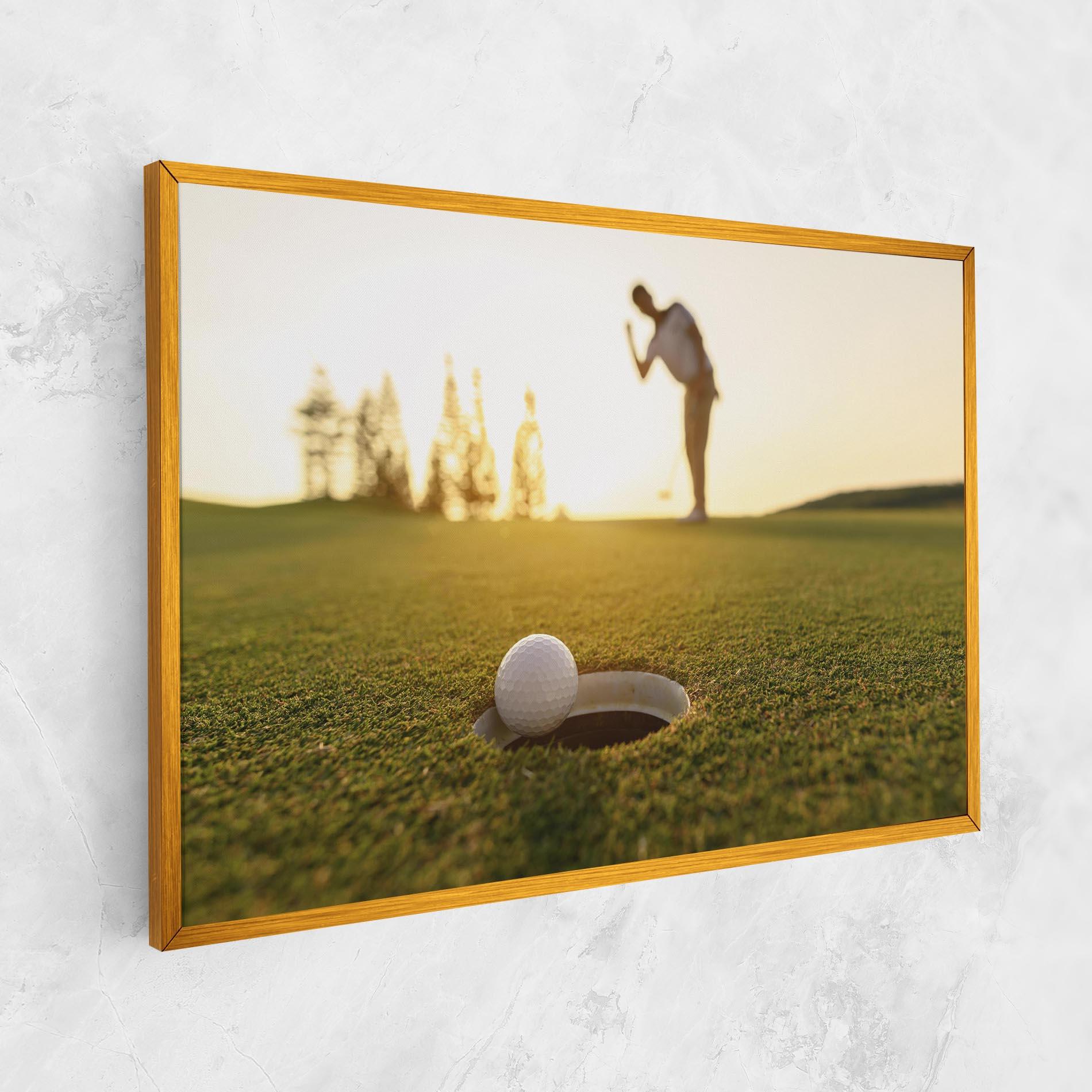 Leinwandbild Golfer Concept mockup 1