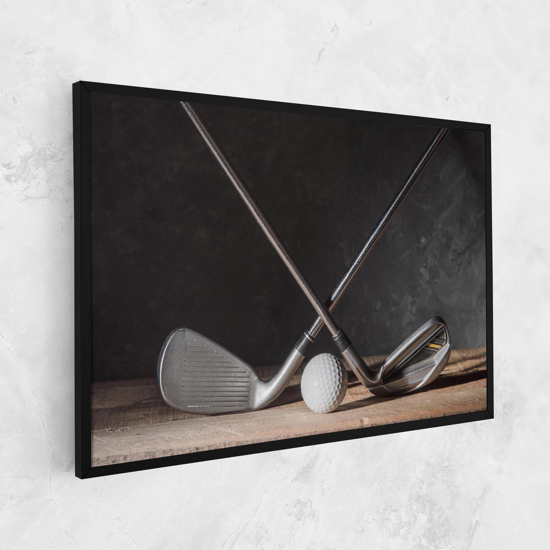 Leinwandbild Golf Club Ball mockup 1