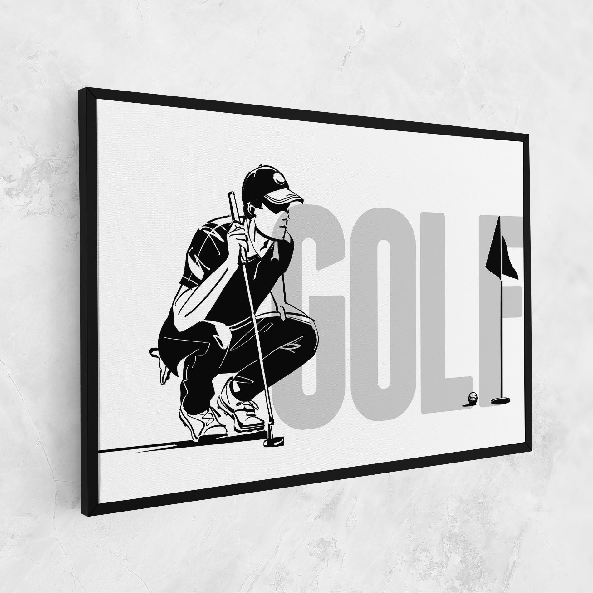 Leinwandbild Golf mockup 1