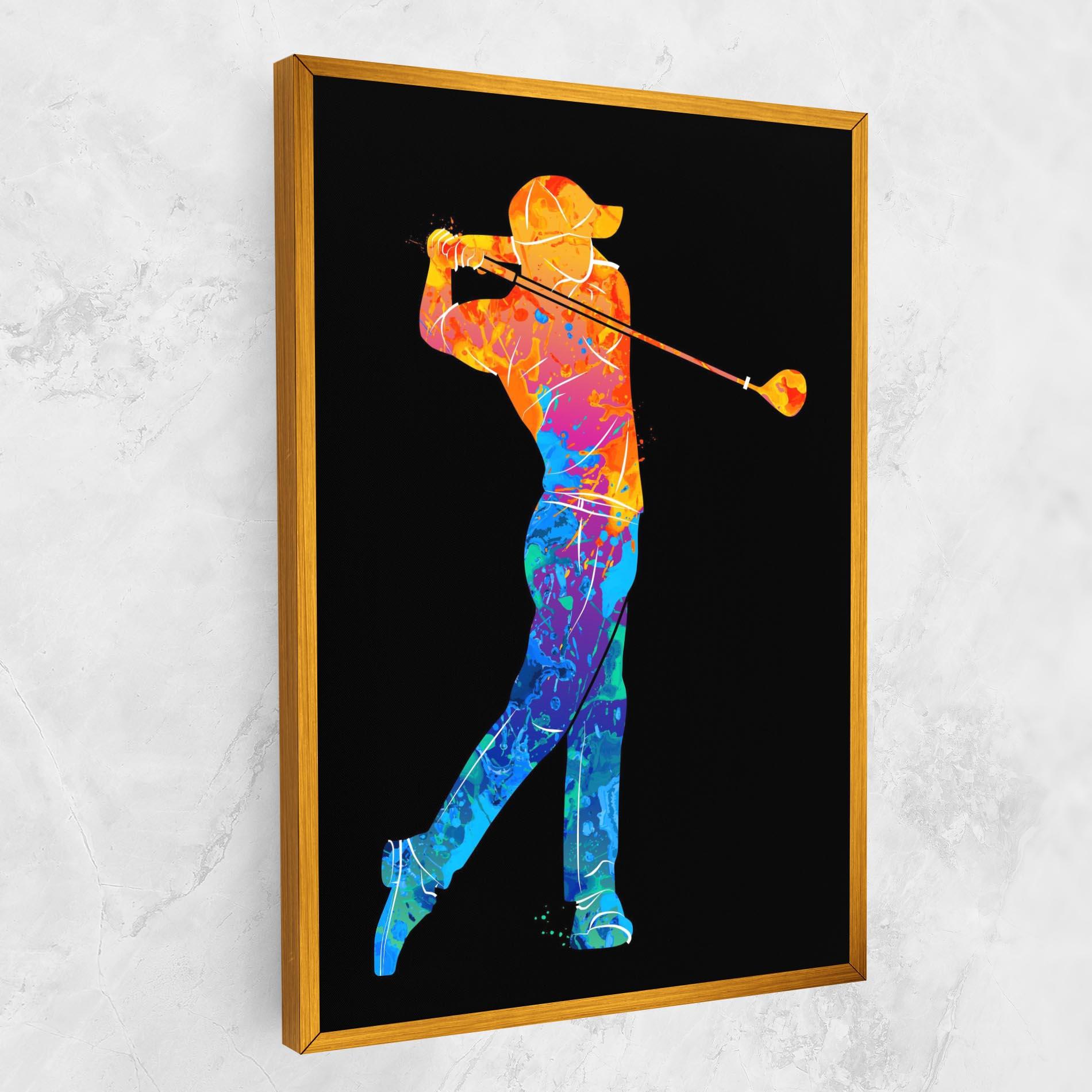 Leinwandbild Color Mix Golf mockup 1