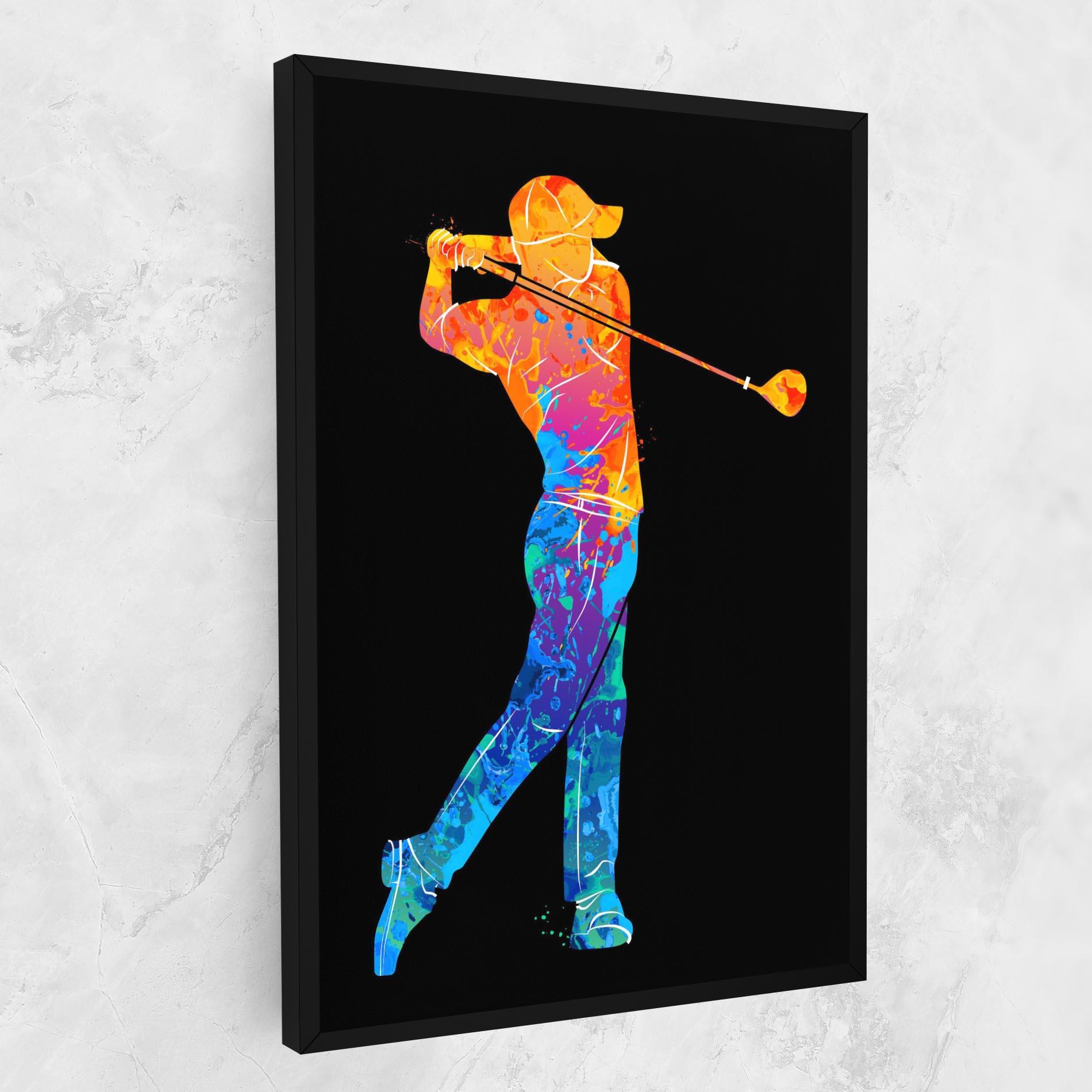 Leinwandbild Color Mix Golf mockup 1