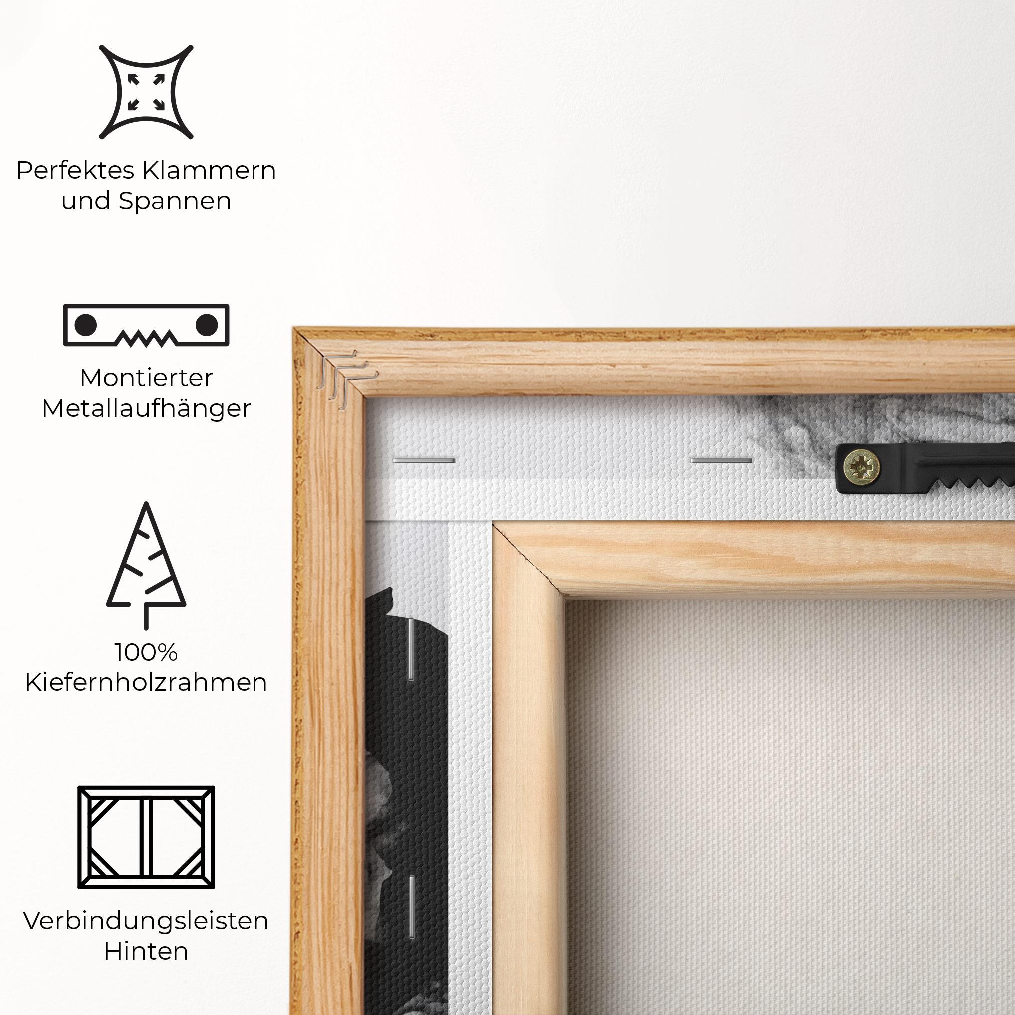 Leinwandbild Black Smoke Golf mockup 5