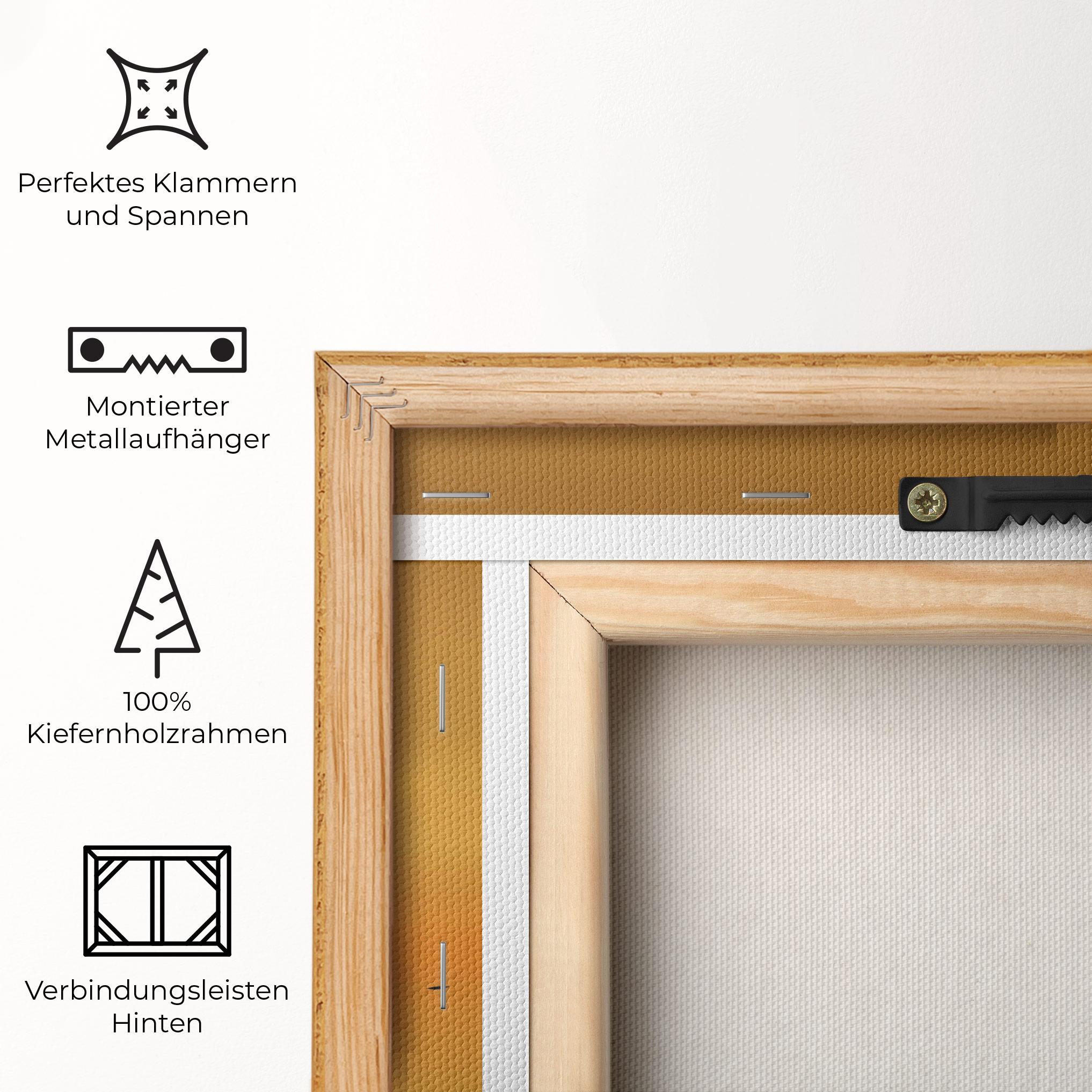 Leinwandbild Gold Sunrise mockup 5