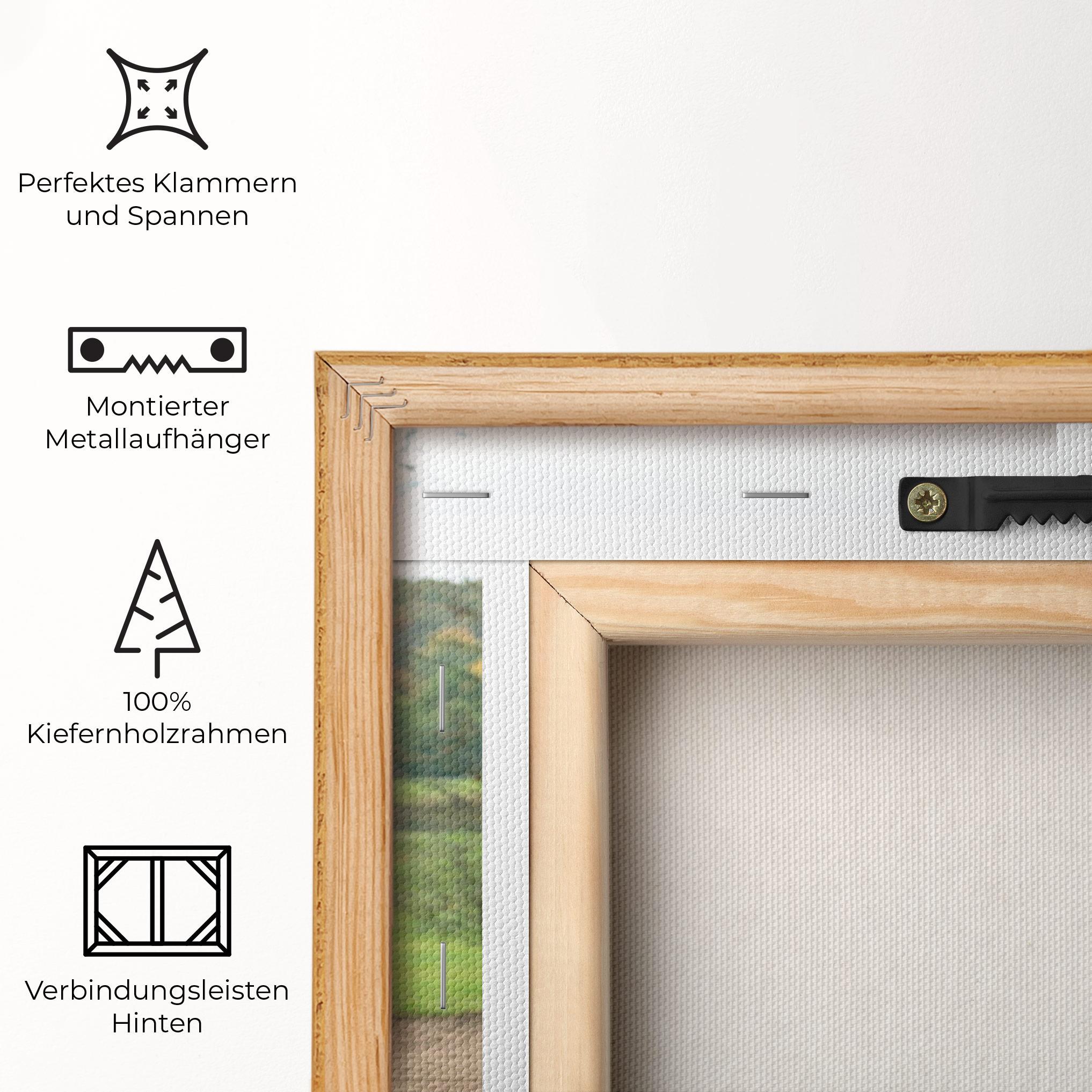 Leinwandbild Green Tshirt Golf Player mockup 5