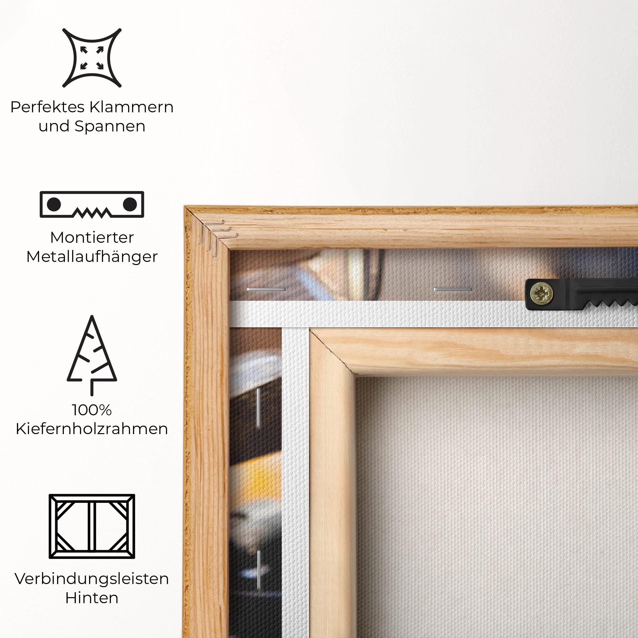 Leinwandbild Silver Golf Club mockup 5