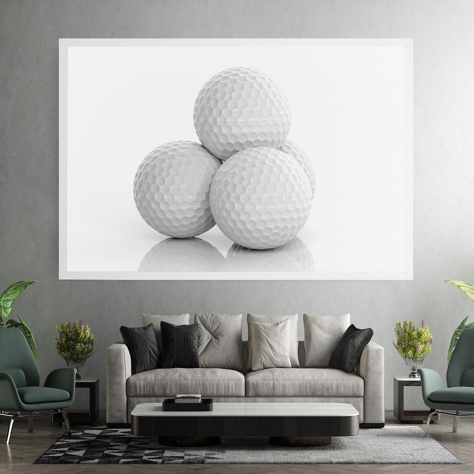 3d Golf Balls mockup 7