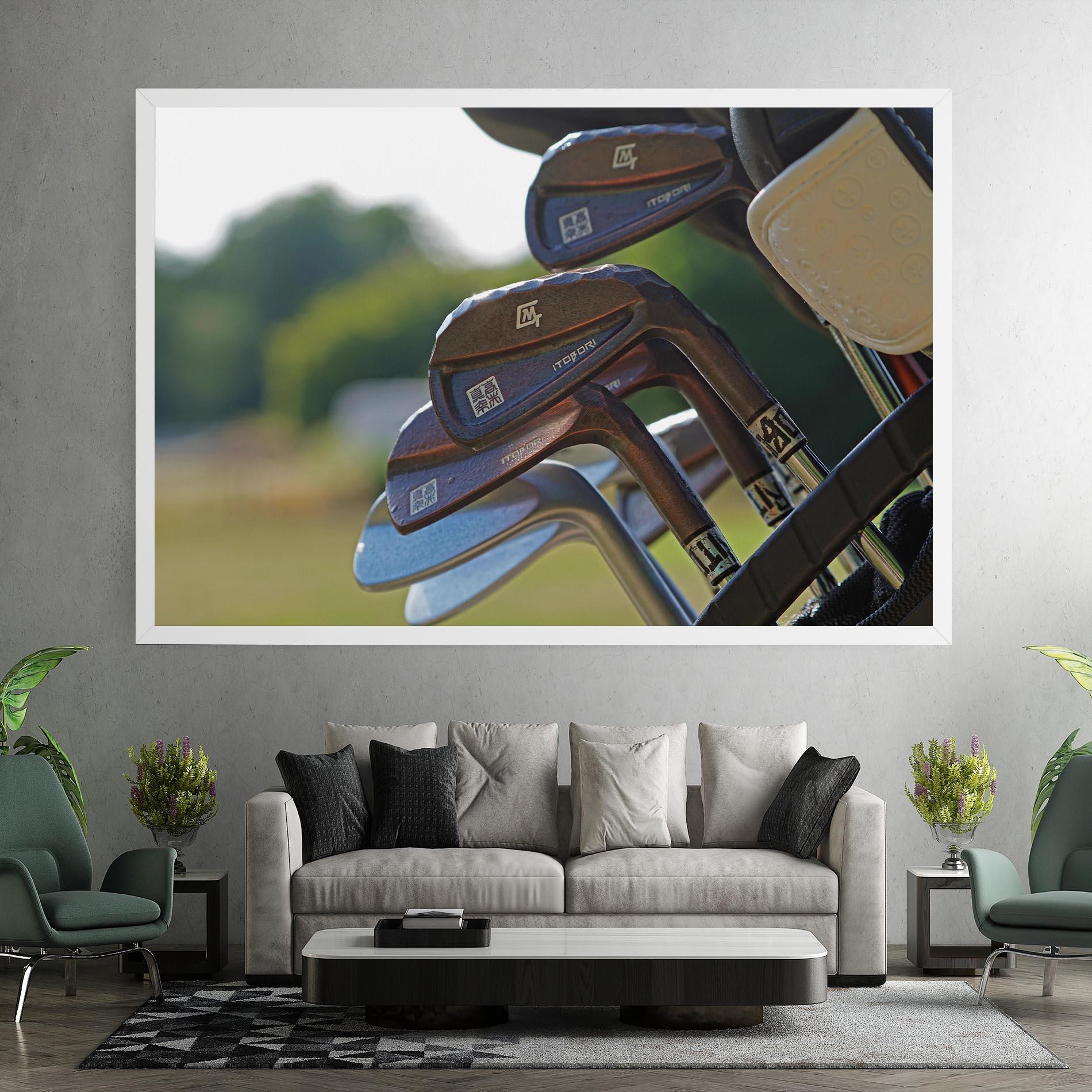 Leinwandbild Brown Golf Club mockup 7